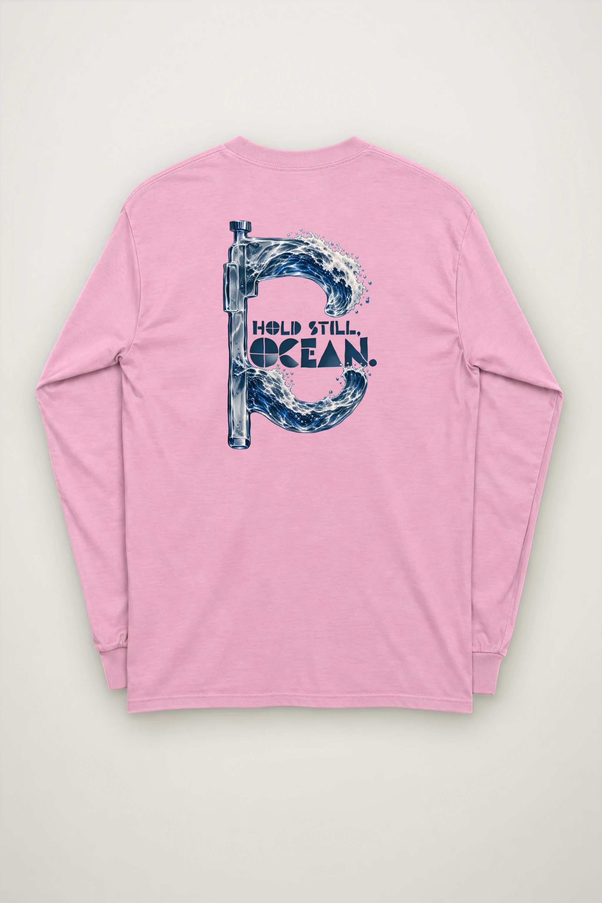 "Hold Still Ocean" Unisex Longsleeve T-shirt