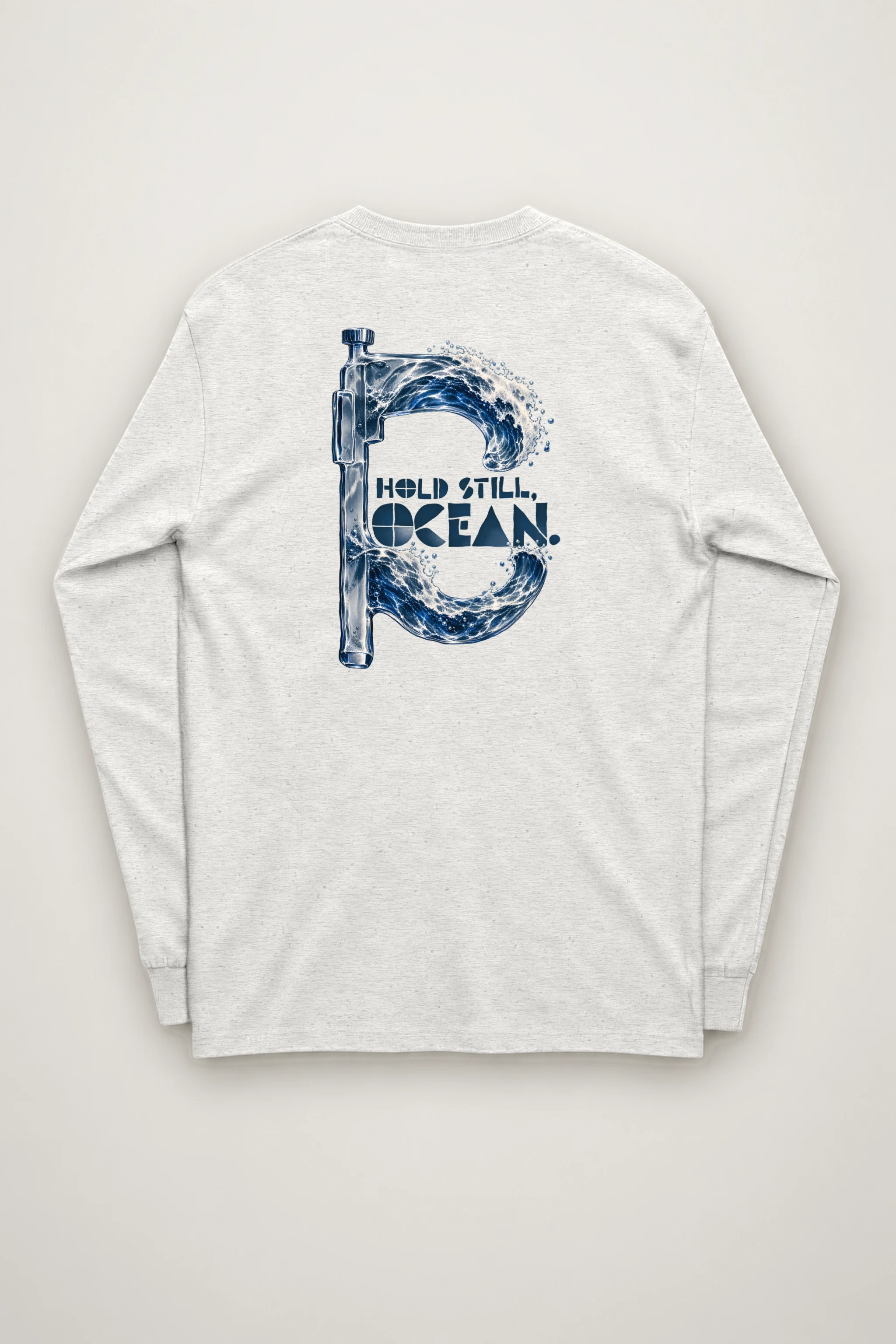 "Hold Still Ocean" Unisex Longsleeve T-shirt