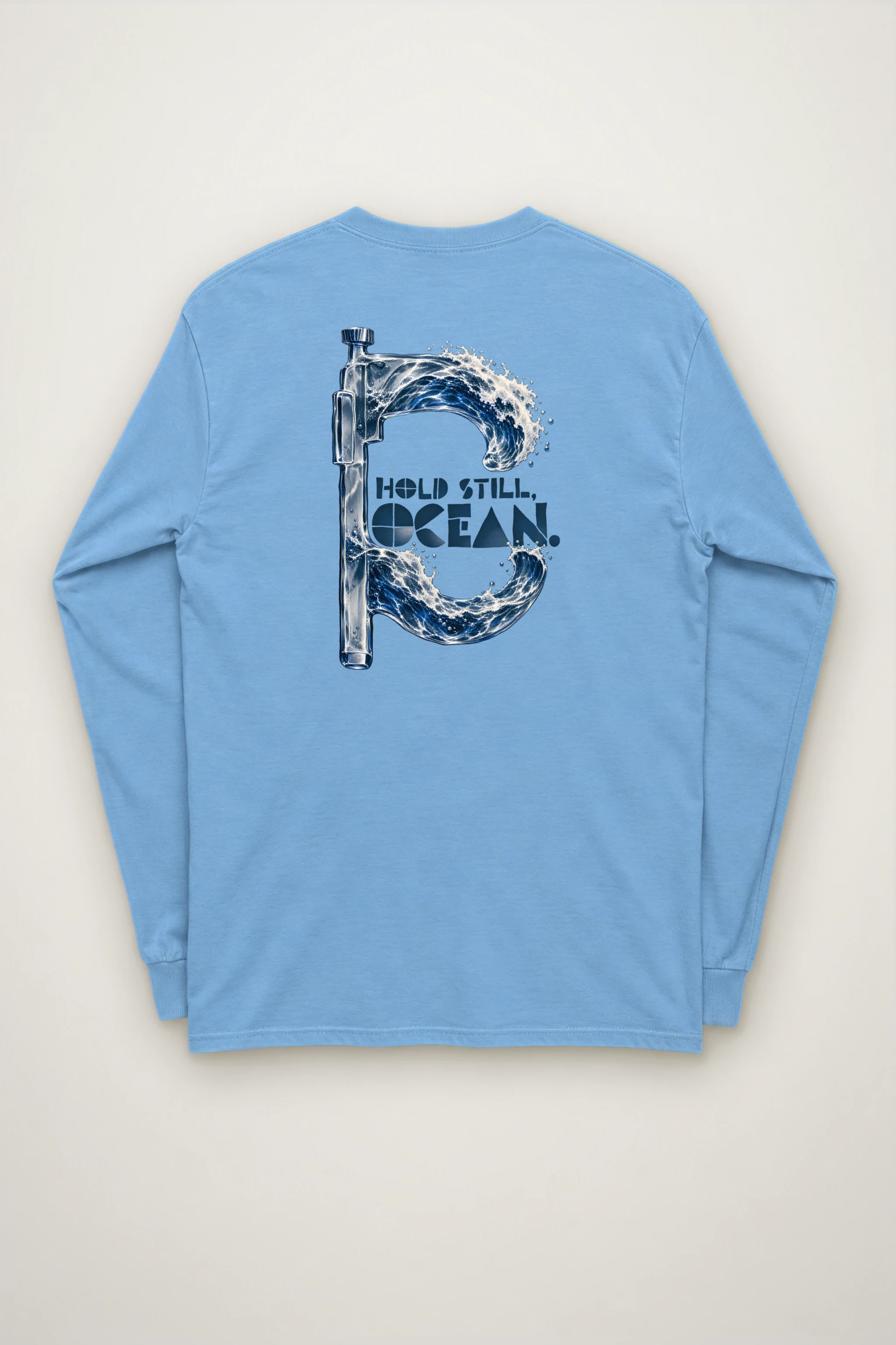 "Hold Still Ocean" Unisex Longsleeve T-shirt