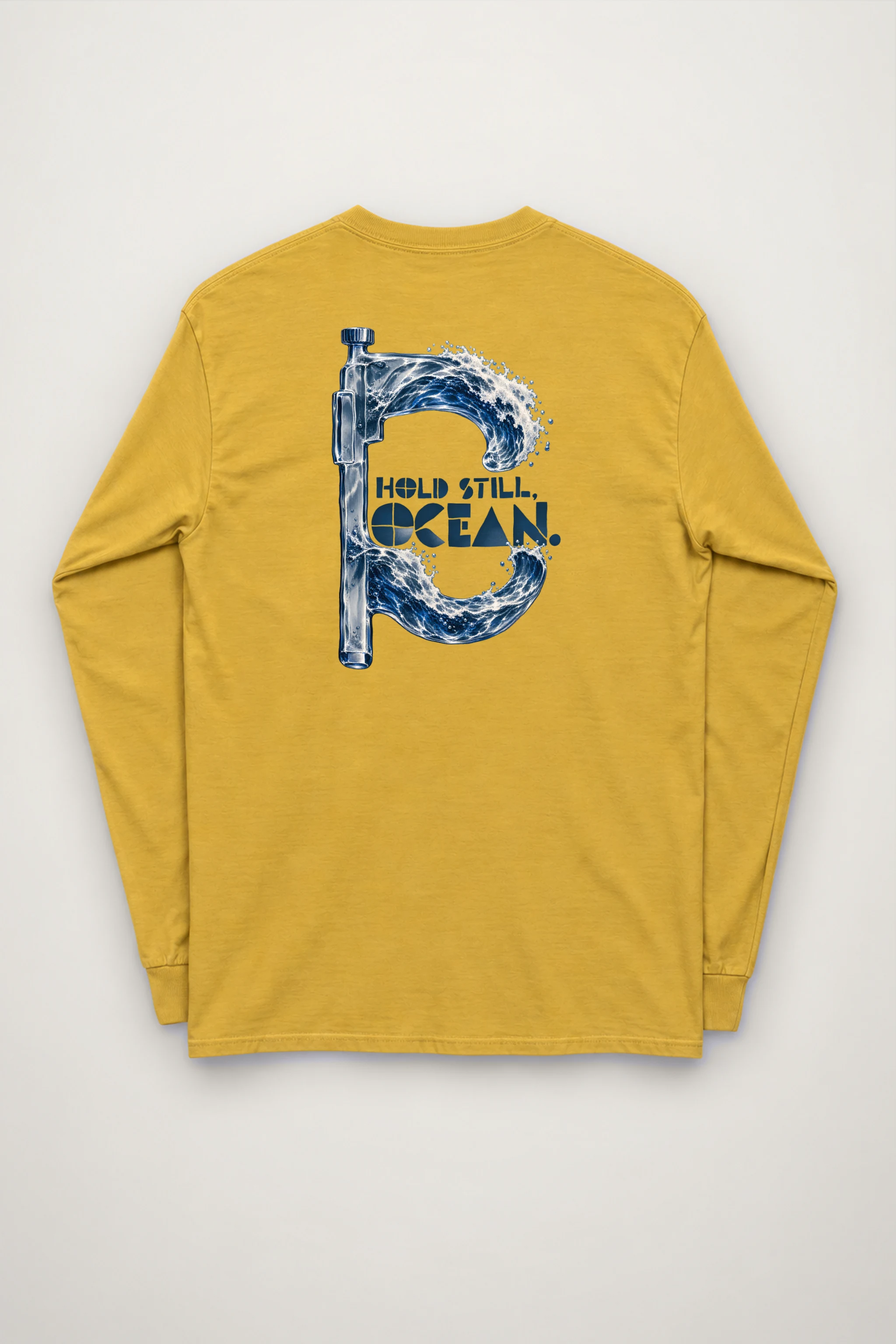 "Hold Still Ocean" Unisex Longsleeve T-shirt