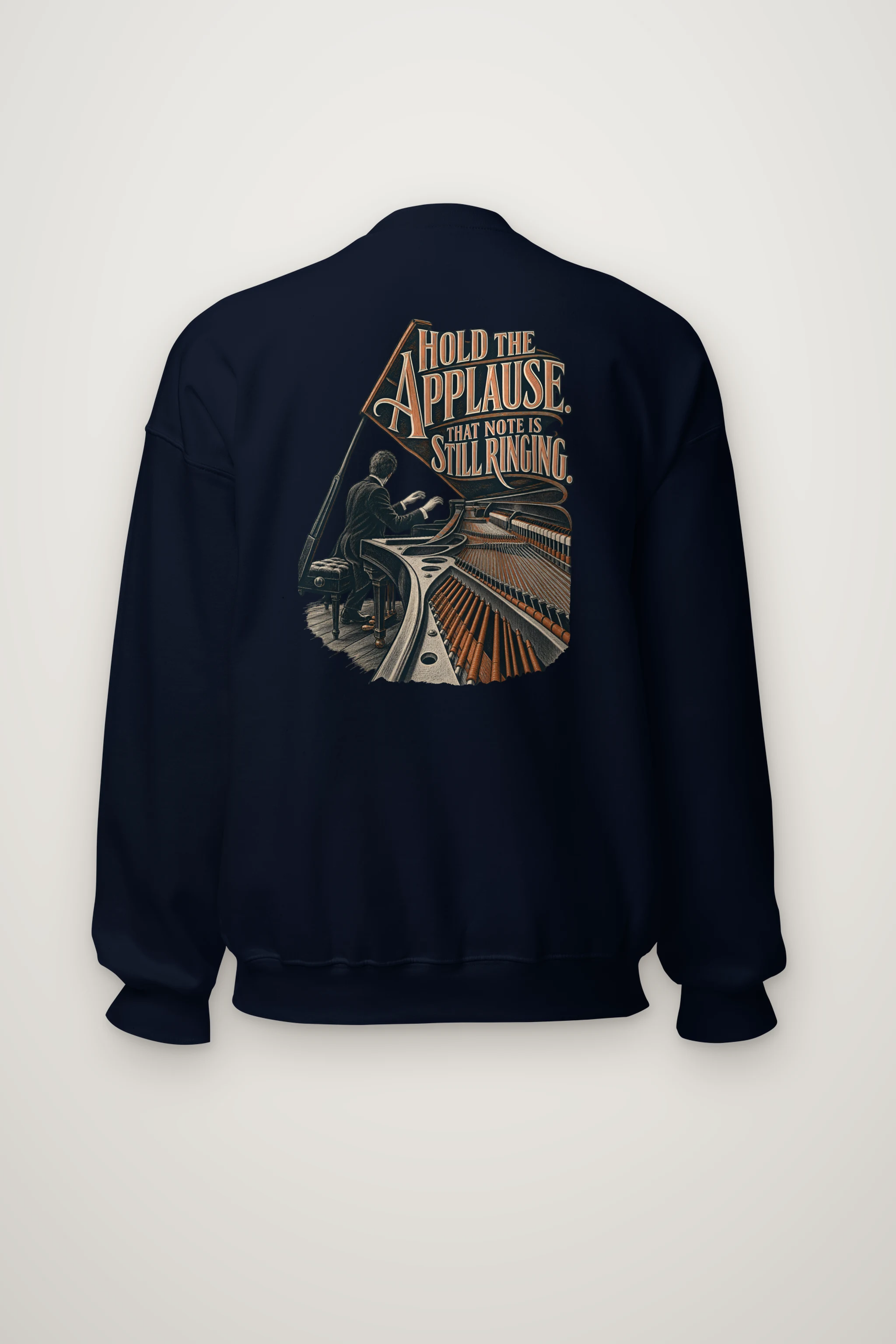 "Hold the Applause" Heavy Blend Unisex Crewneck Sweatshirt