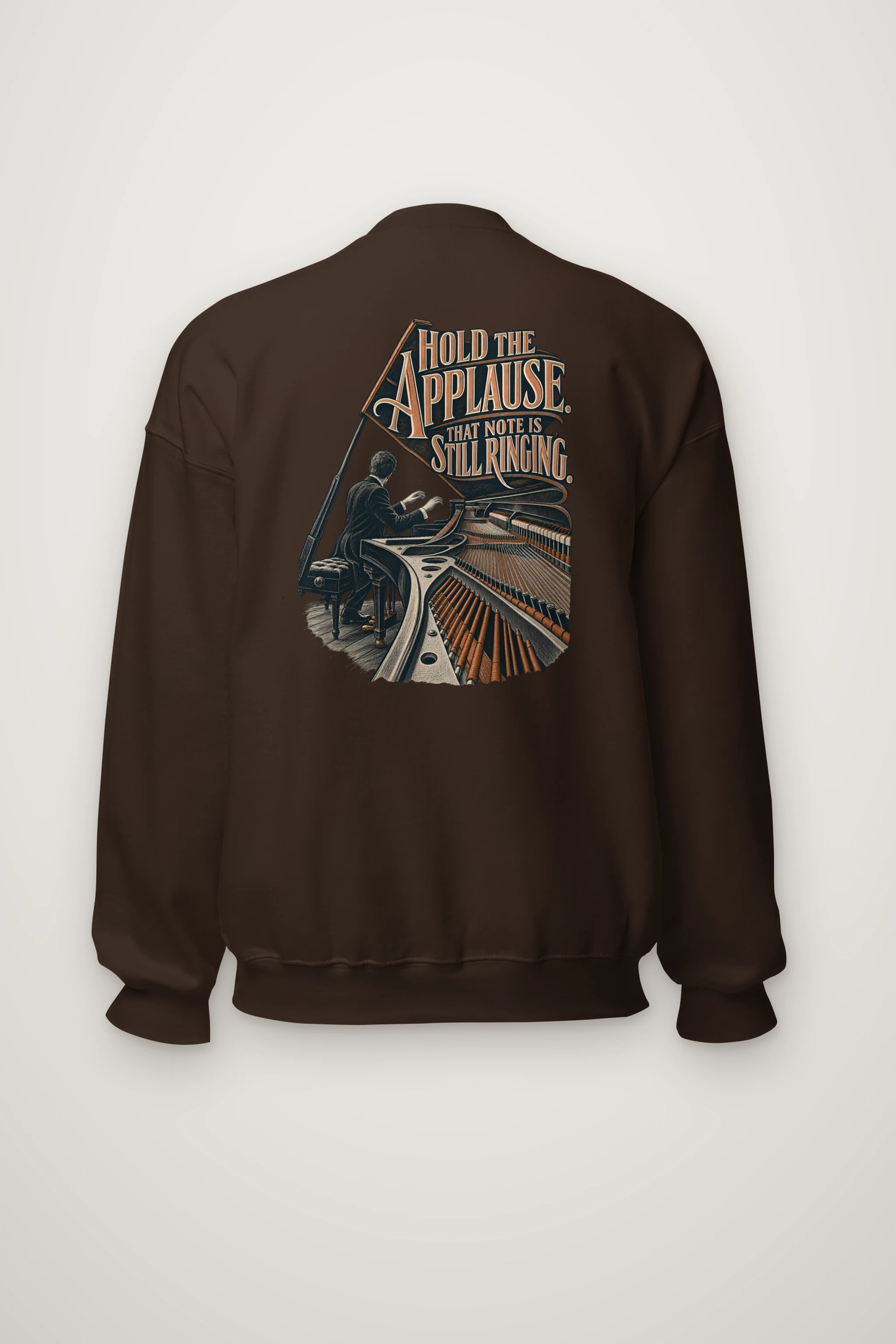 "Hold the Applause" Heavy Blend Unisex Crewneck Sweatshirt