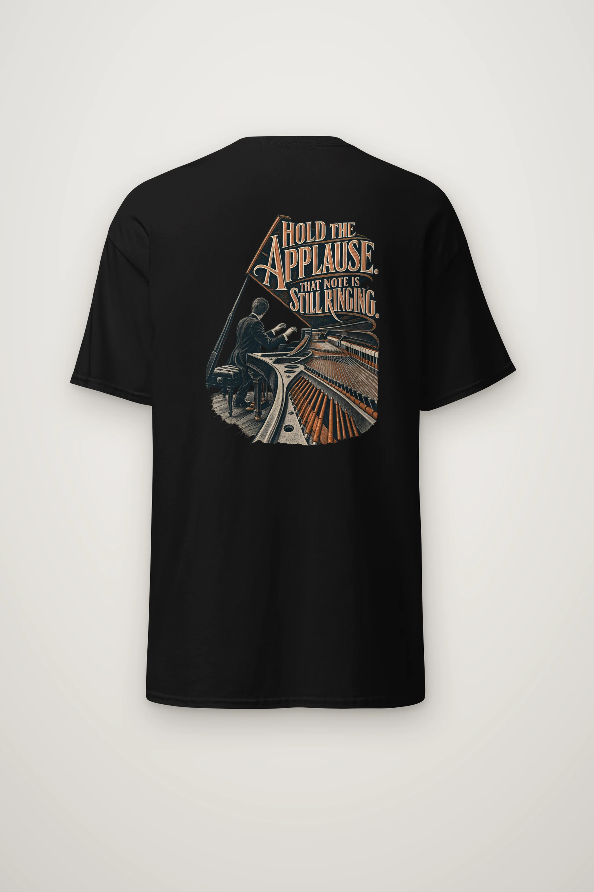 "Hold The Applause" Heavyweight Unisex Crewneck T-shirt