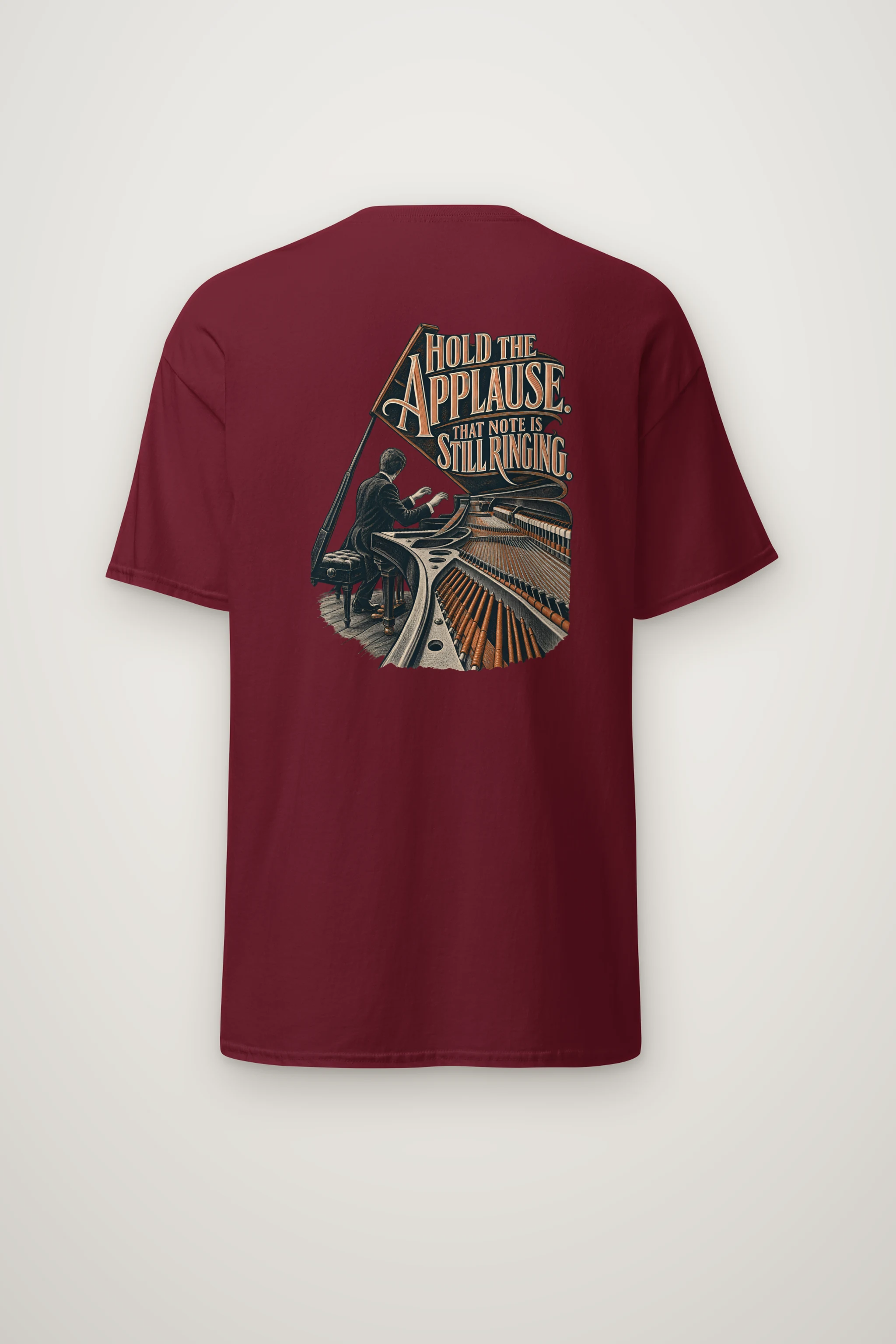 "Hold The Applause" Heavyweight Unisex Crewneck T-shirt