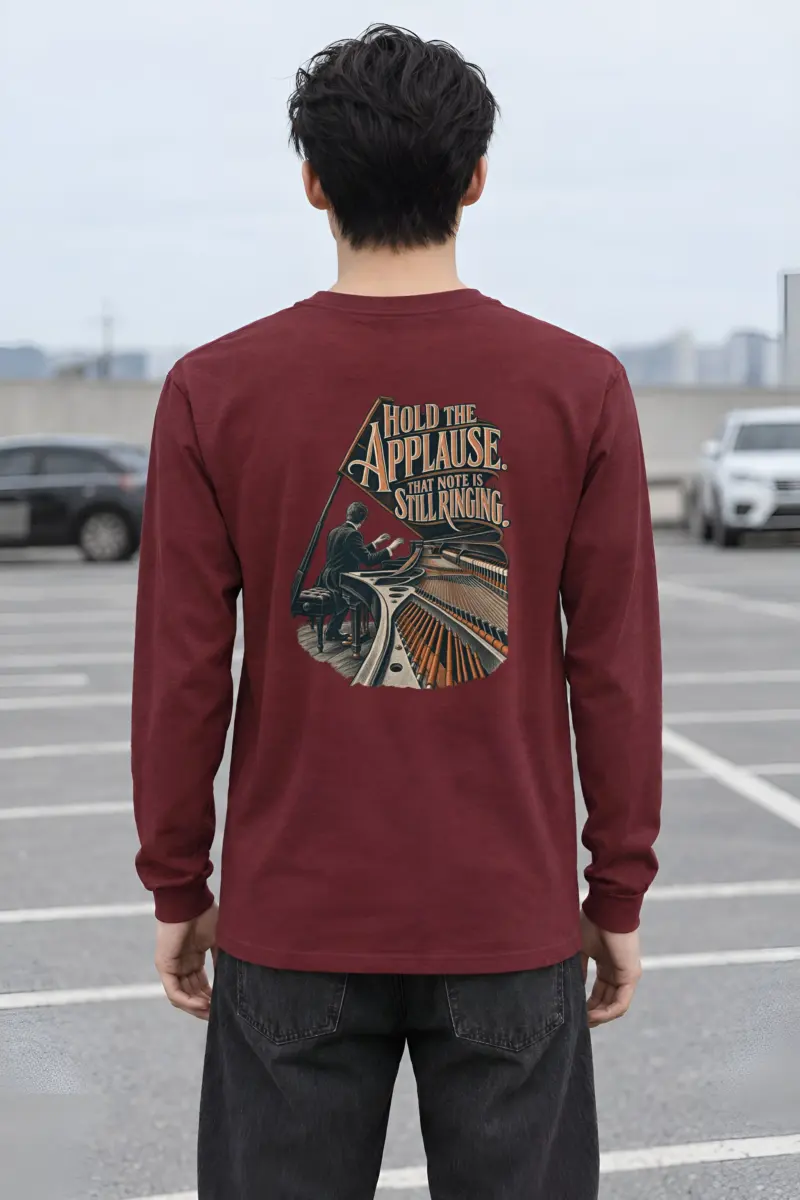 “Hold the Applause” Unisex Longsleeve T-shirt