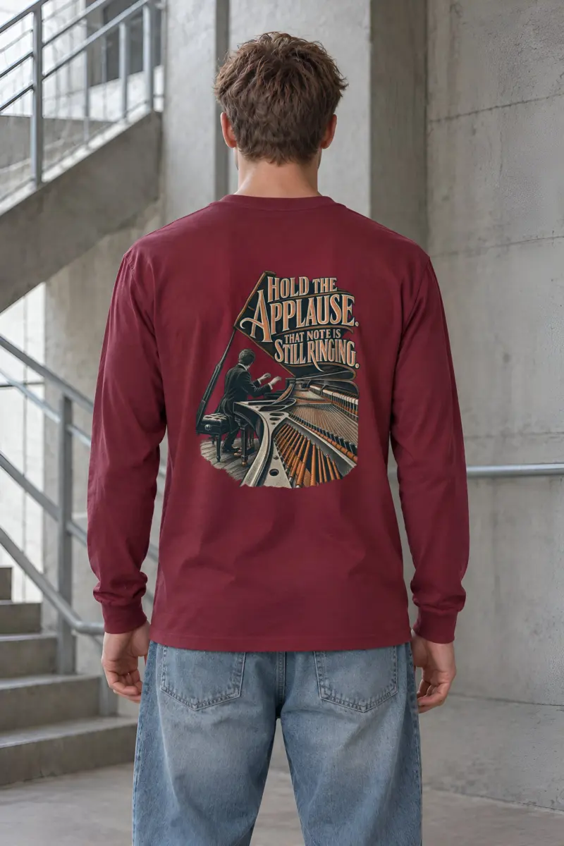 "Hold the Applause" Unisex Longsleeve T-shirt