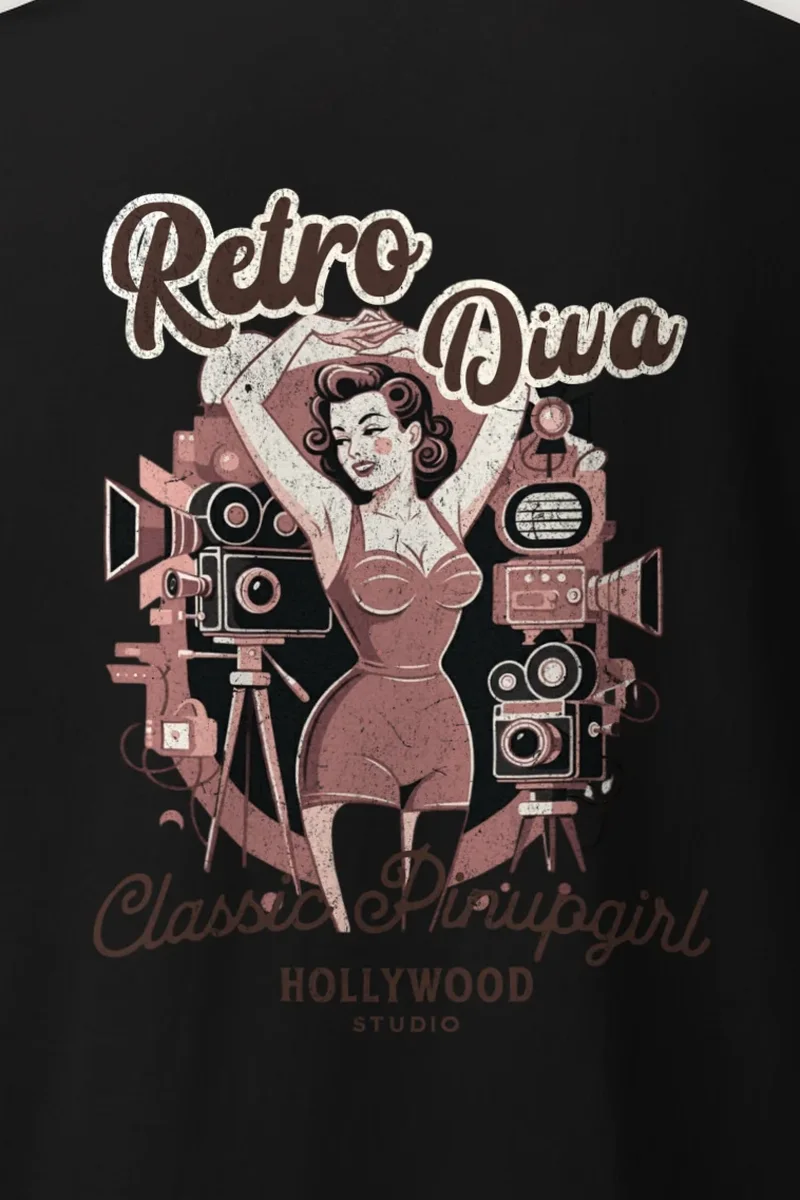 "Hollywood Studio Diva" Heavyweight Unisex Crewneck T-shirt
