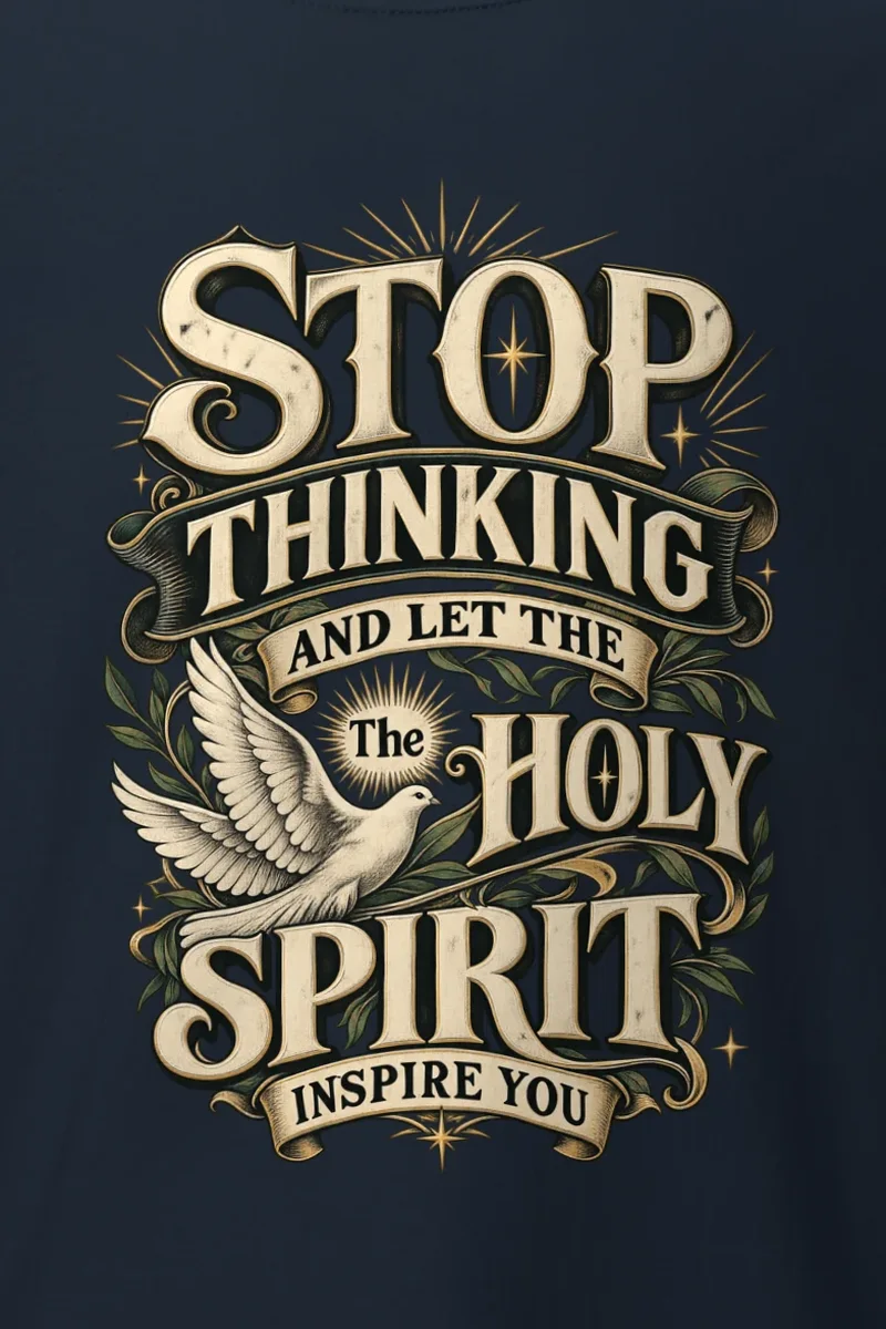 "Holy Spirit Inspire" Heavyweight Unisex Crewneck T-shirt