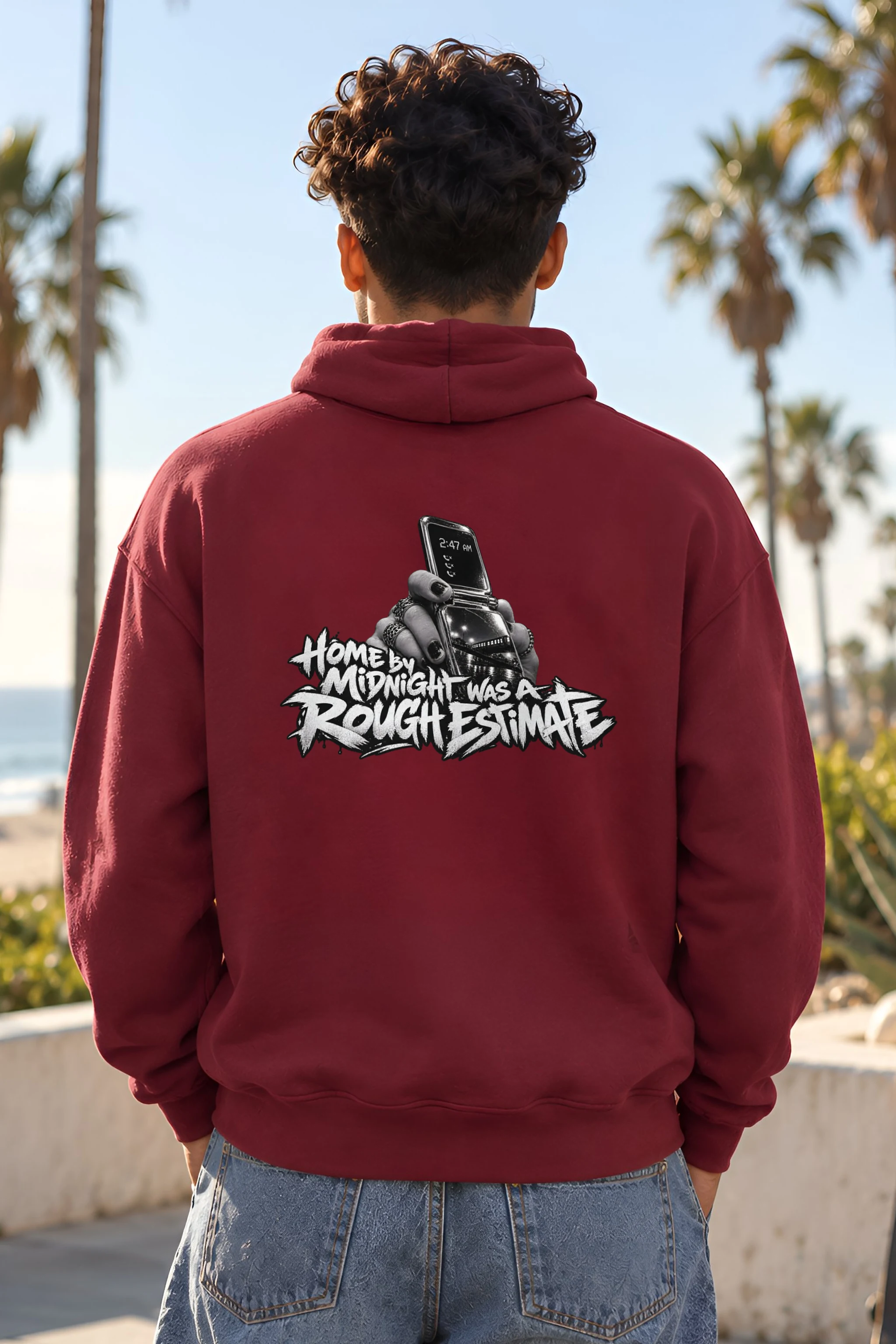 "Home By Midnight Was A Rough Estimate" Heavy Blend Unisex Pullover Hoodie