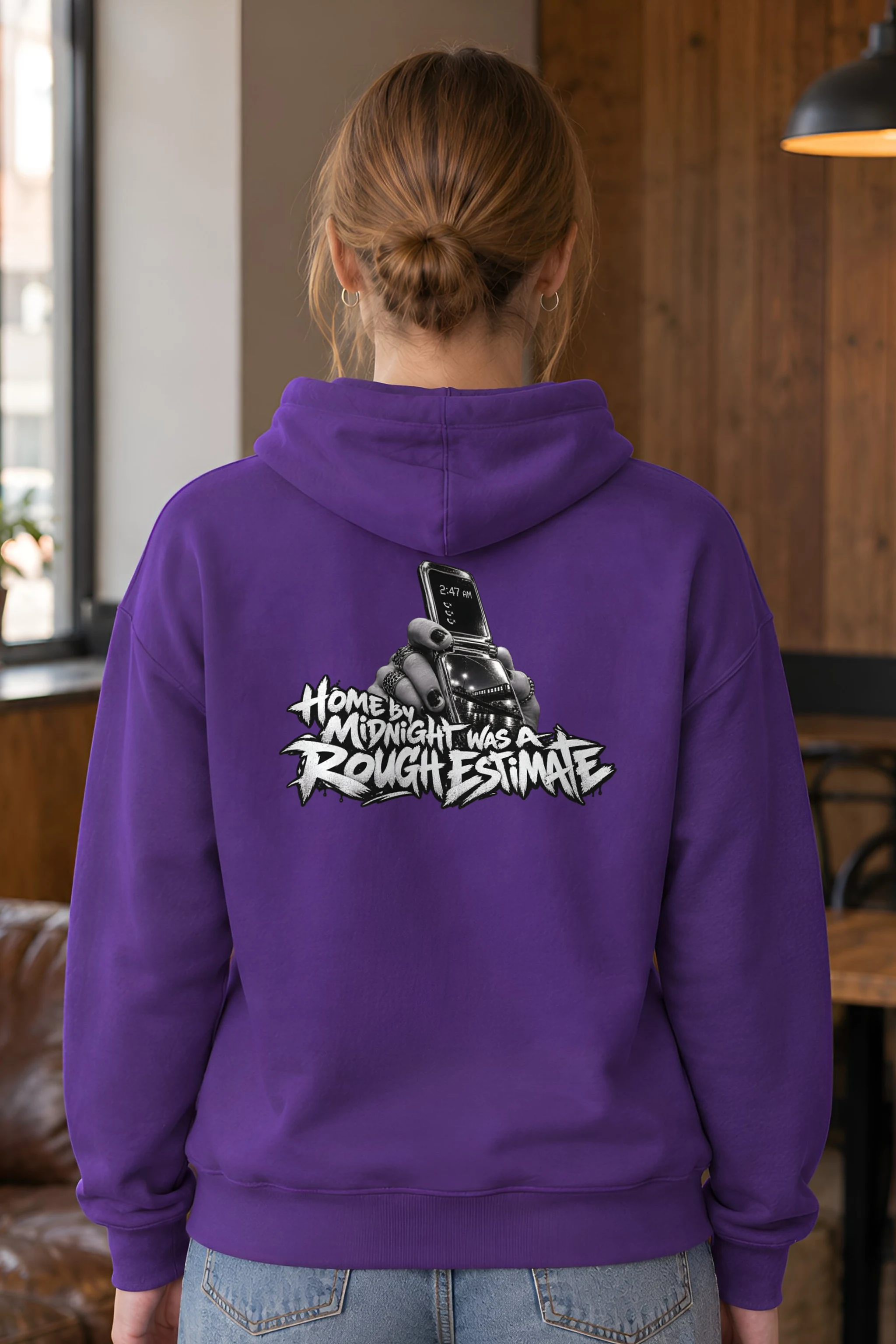 "Home By Midnight Was A Rough Estimate" Heavy Blend Unisex Pullover Hoodie