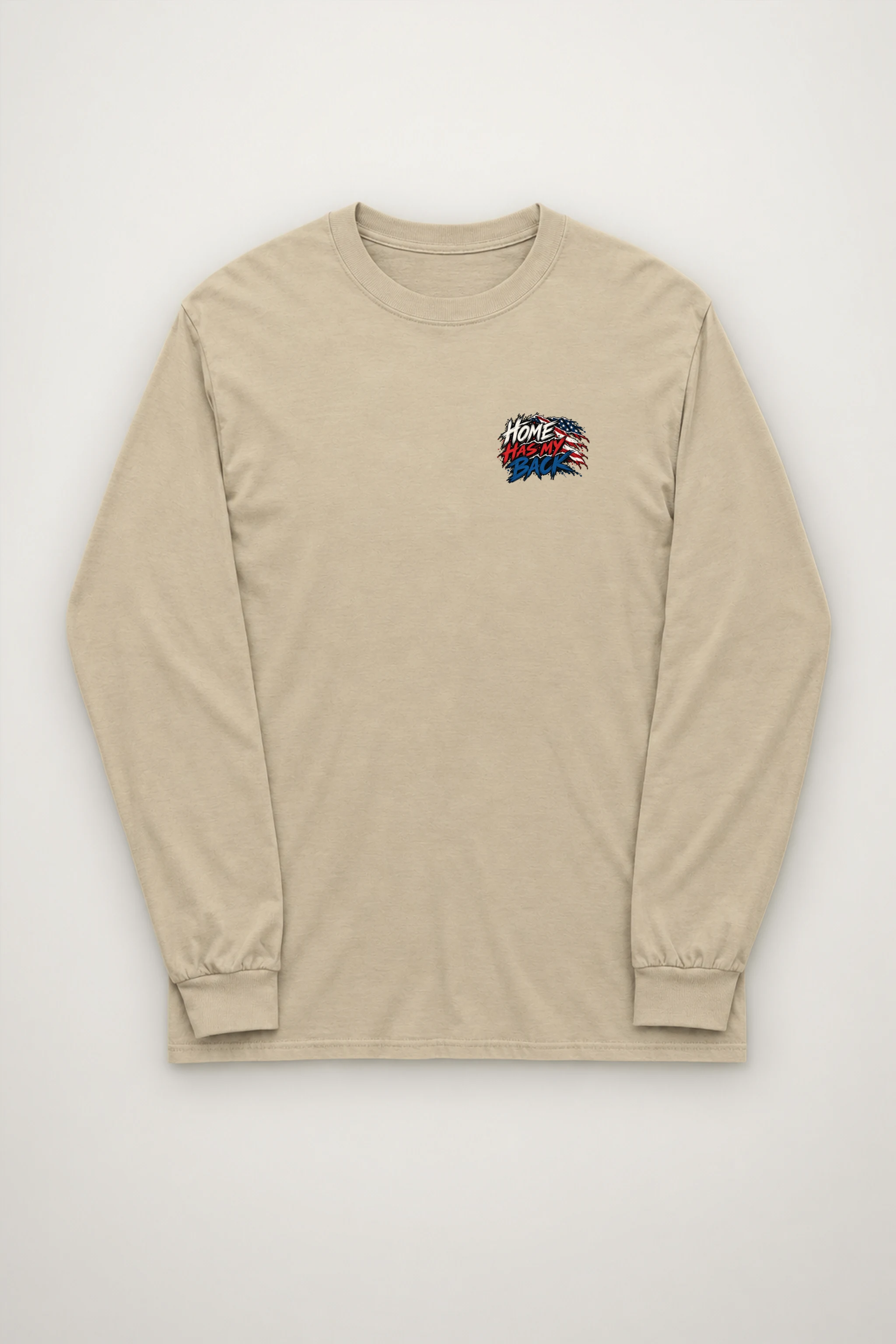 "Home Has My Back" Unisex Longsleeve T-shirt
