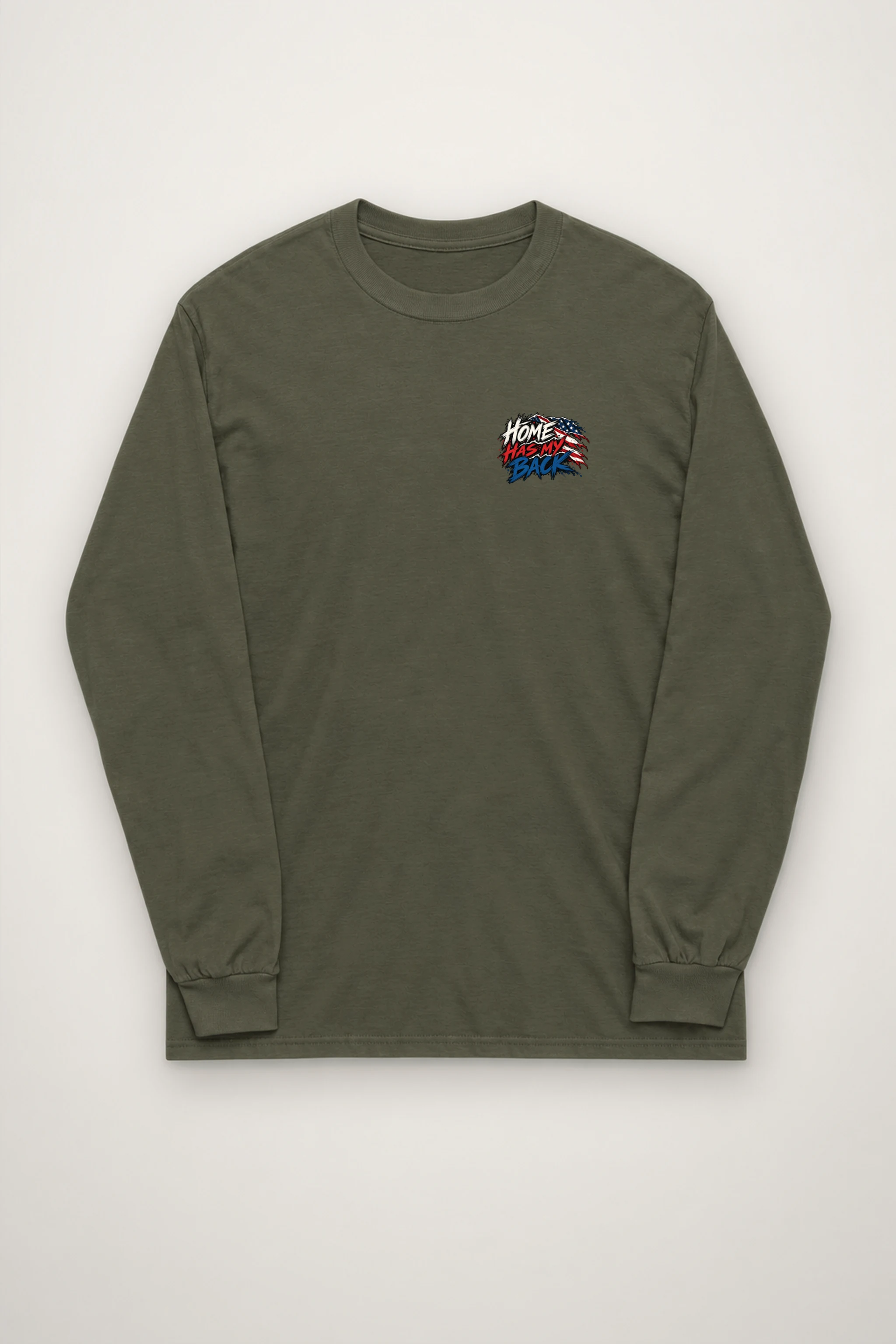 "Home Has My Back" Unisex Longsleeve T-shirt