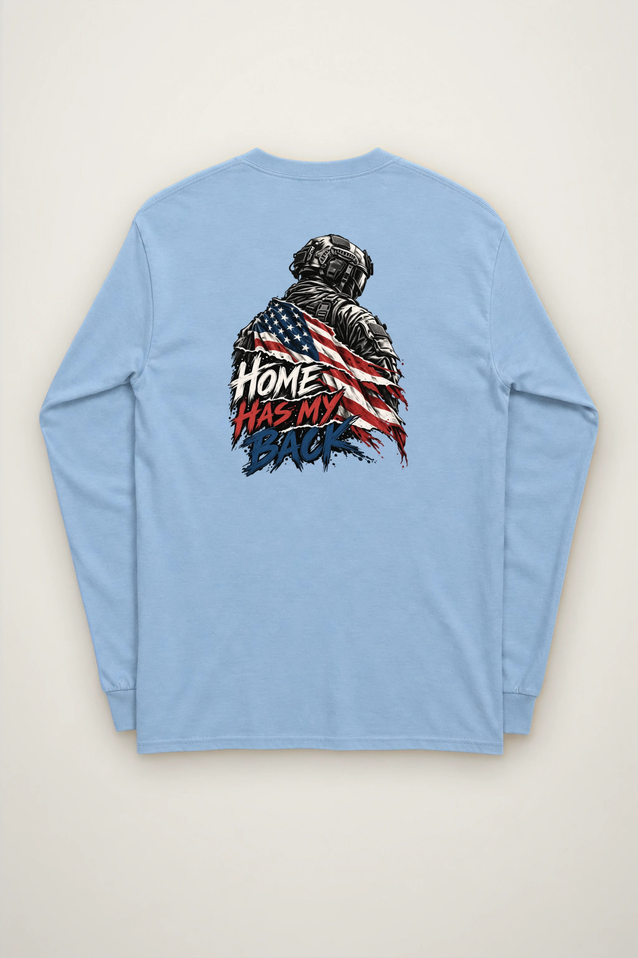 "Home Has My Back" Unisex Longsleeve T-shirt