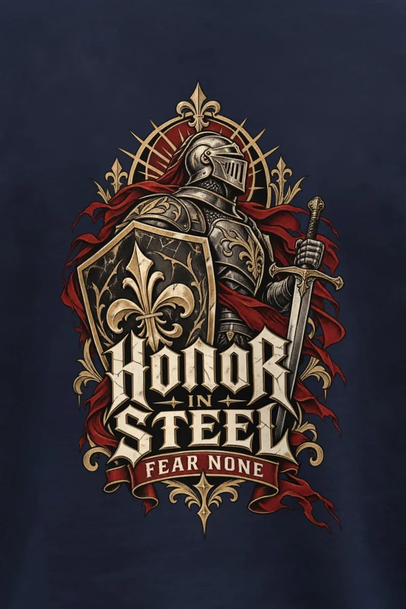 "Honor In Steel" Heavy Blend Unisex Crewneck Sweatshirt