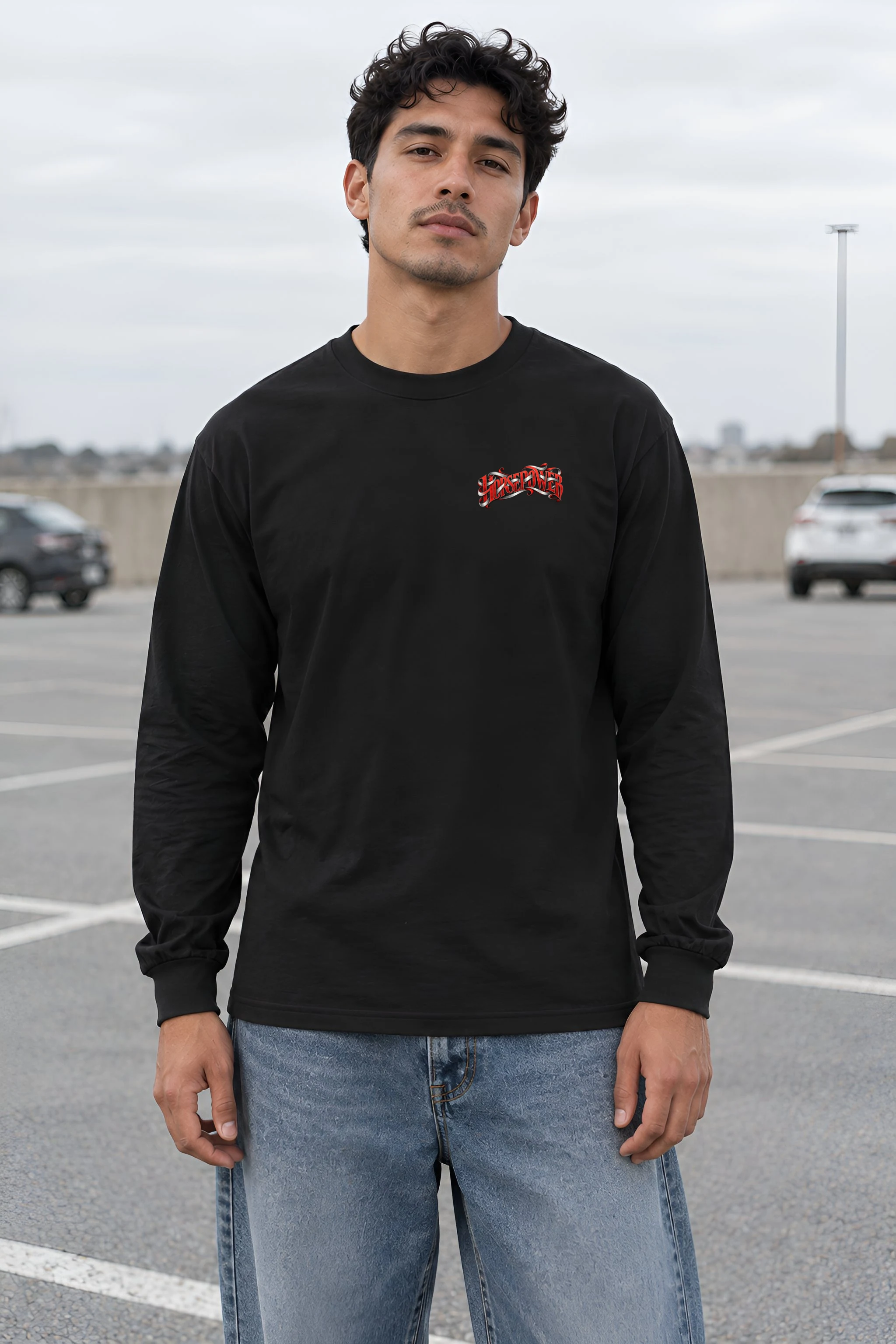 "Horsepower Gets the Last Word" Unisex Longsleeve T-shirt