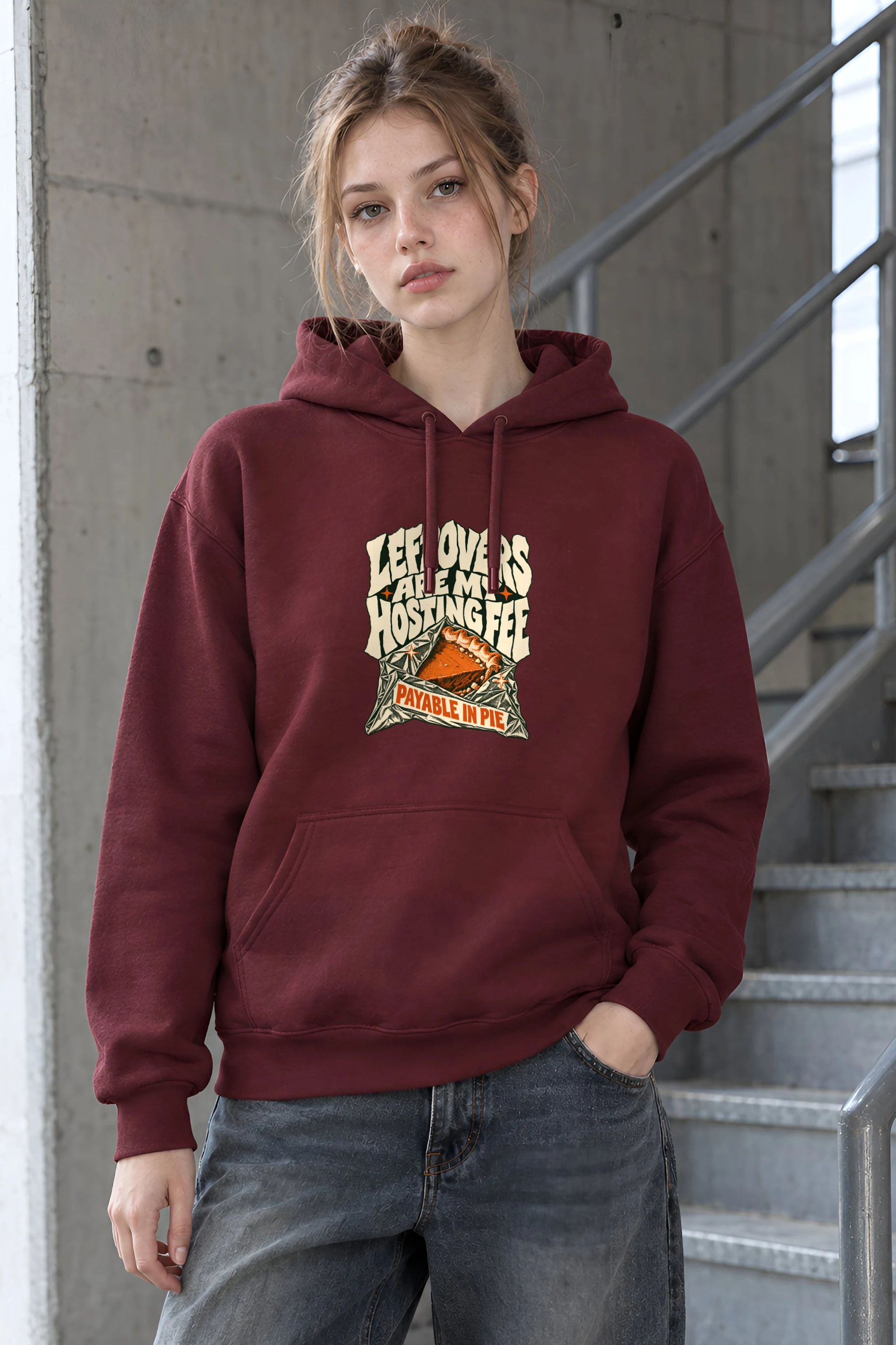 "Hosting Fee Pie" Heavy Blend Unisex Pullover Hoodie