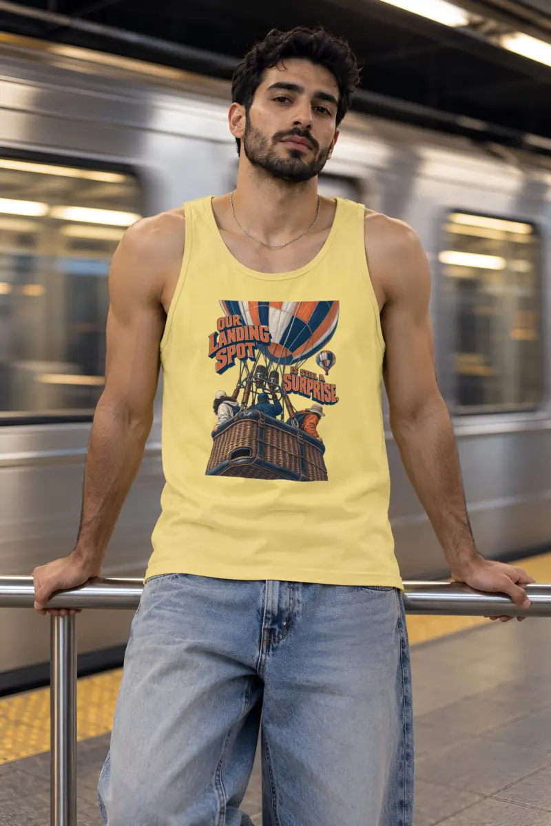 "Hot Air Balloon Crew" Unisex Jersey Tank