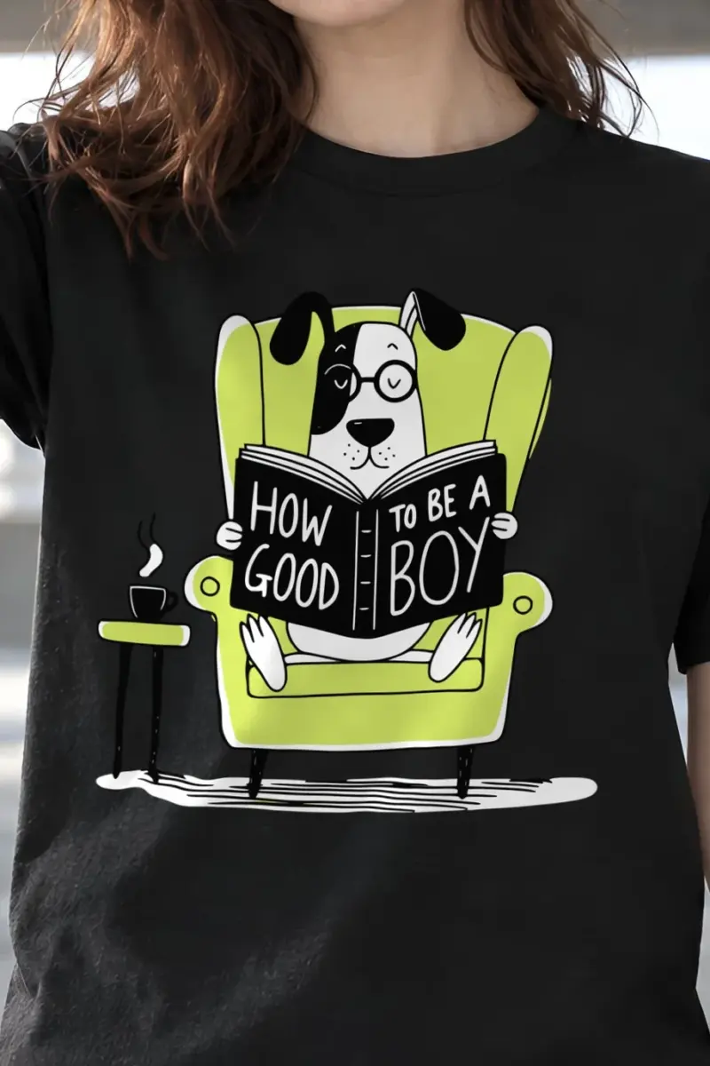 "How To Be A Good Boy" Heavyweight Unisex Crewneck T-shirt