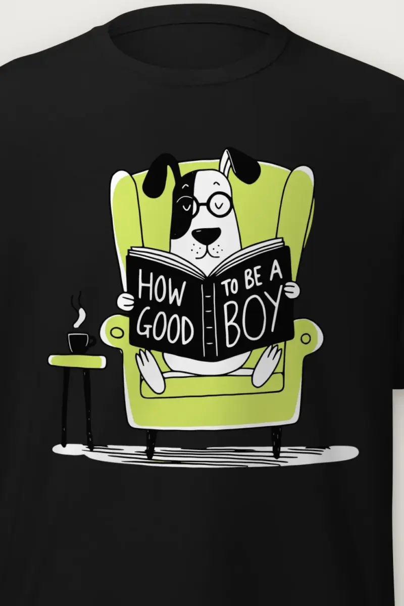"How To Be A Good Boy" Heavyweight Unisex Crewneck T-shirt