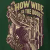 "How Wide Is the Door?" Heavyweight Unisex Crewneck T-shirt