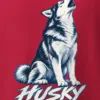 "Husky Expect a Long Answer" Heavyweight Unisex Crewneck T-shirt