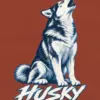 "Husky Expect a Long Answer" Unisex Jersey Tank