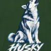 "Husky Expect a Long Answer" Unisex Longsleeve T-shirt
