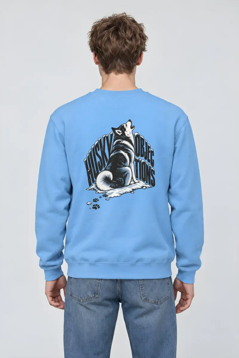 “Husky Objections” Heavy Blend Unisex Crewneck Sweatshirt