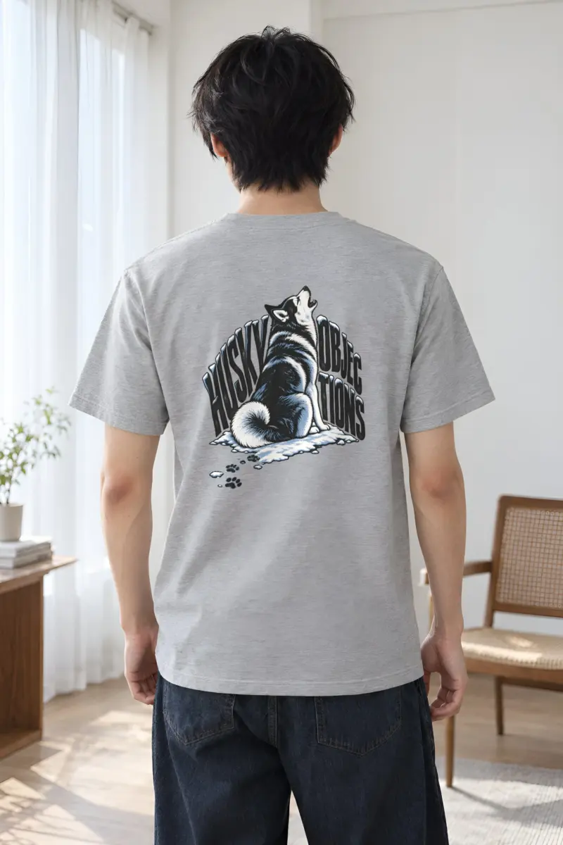 “Husky Objections” Heavyweight Unisex Crewneck T-shirt