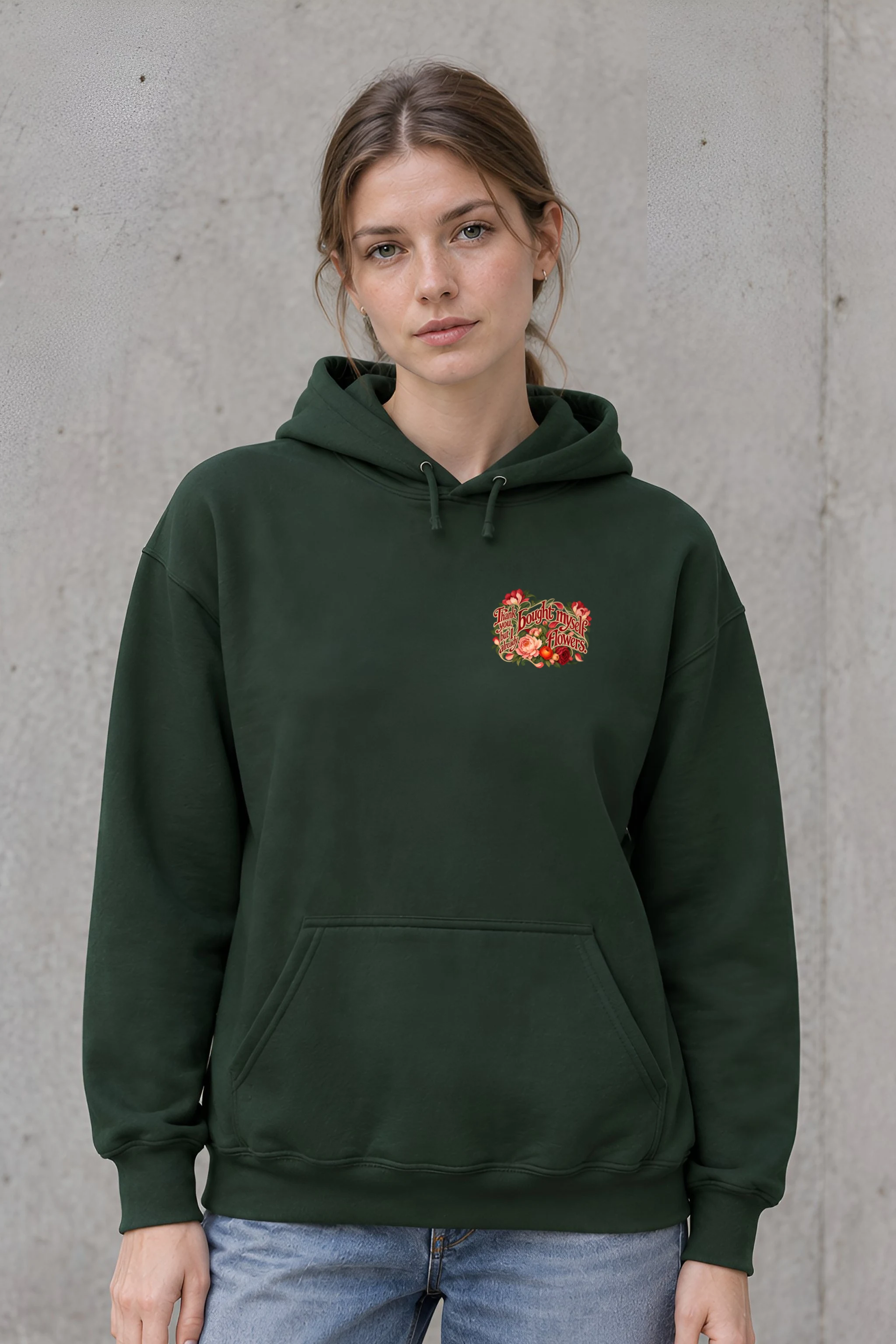 "I Already Bought Myself Flowers" Unisex Pullover Hoodie