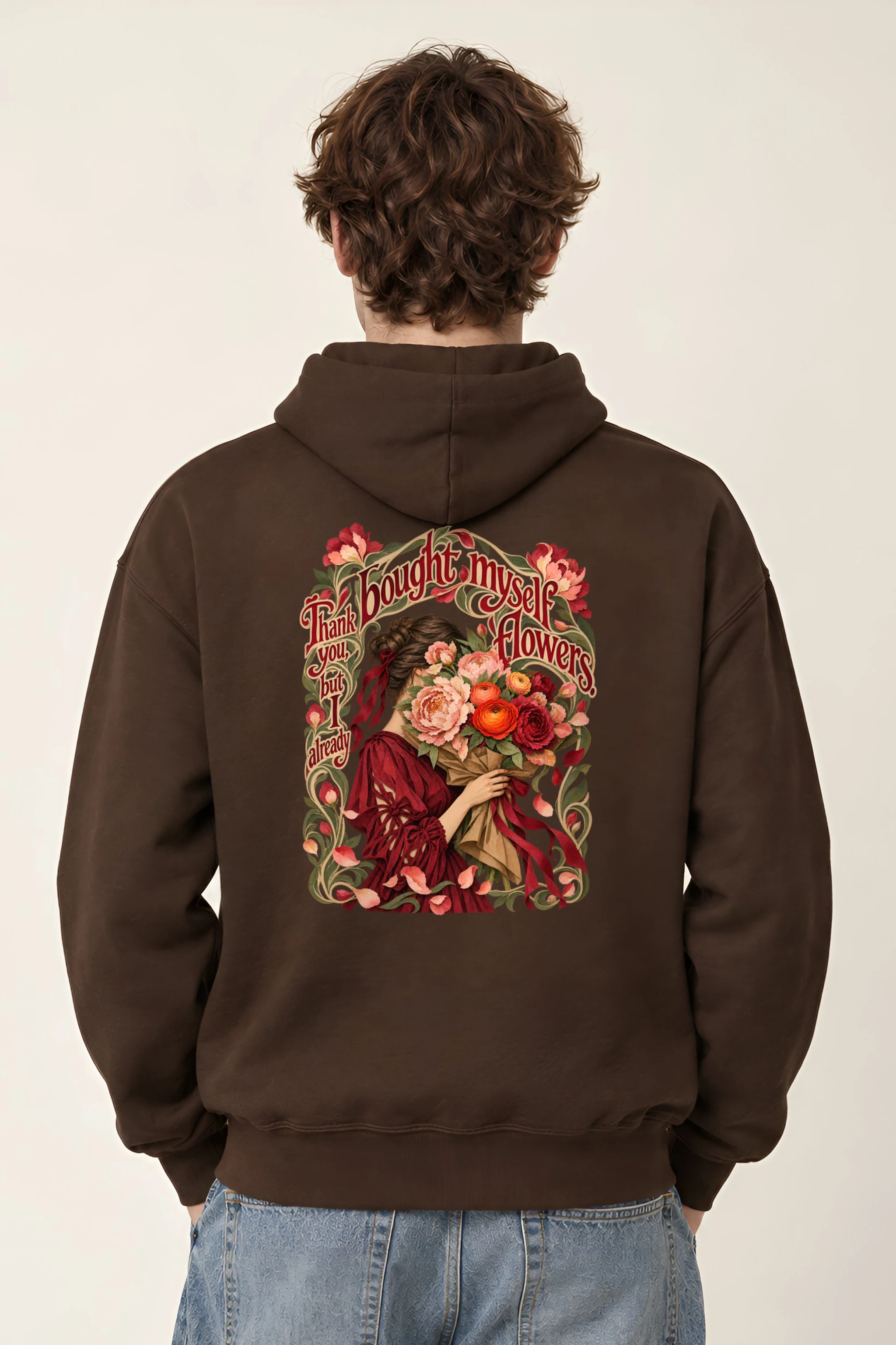 "I Already Bought Myself Flowers" Unisex Pullover Hoodie