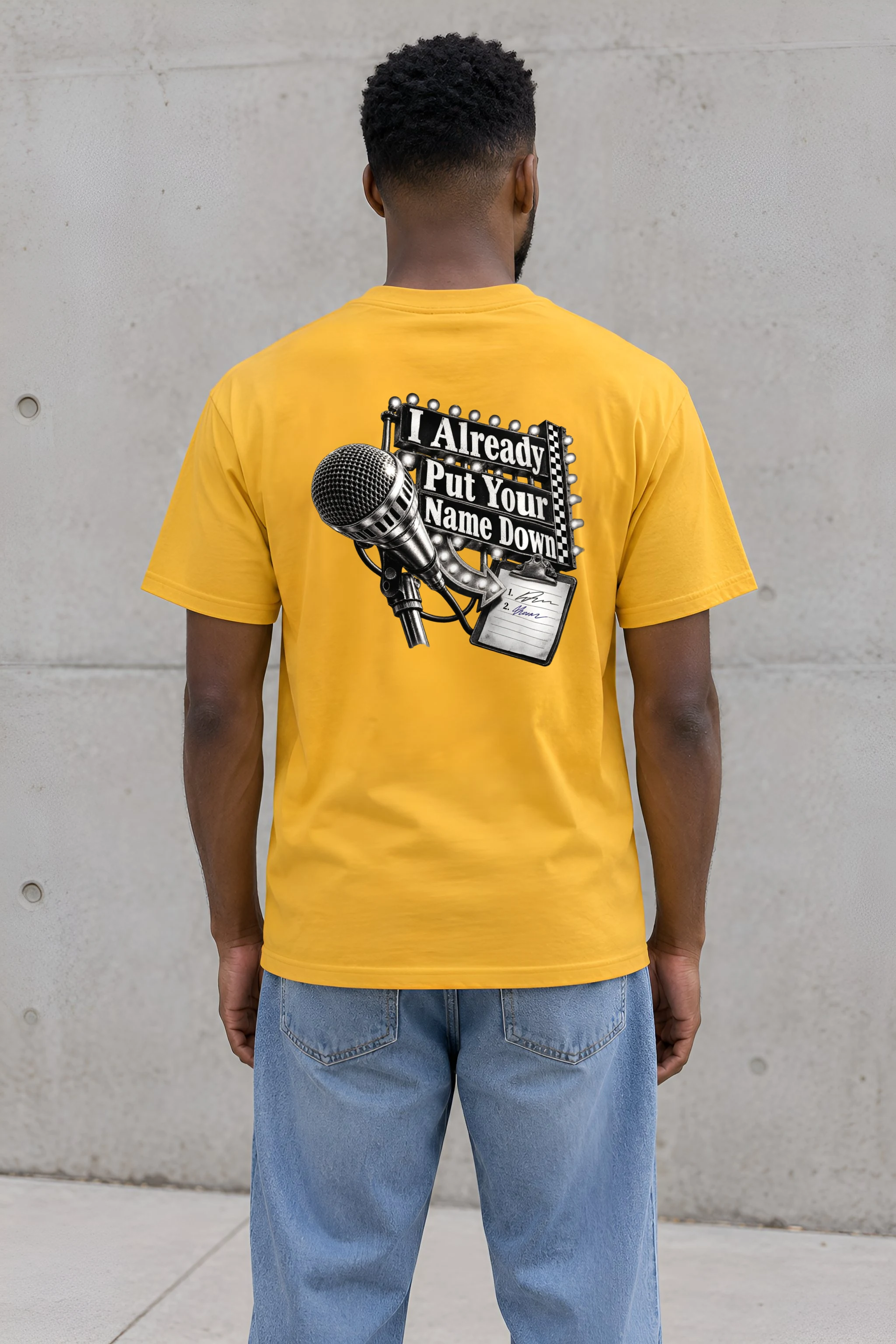 "I Already Put Your Name Down" Heavyweight Unisex Crewneck T-shirt