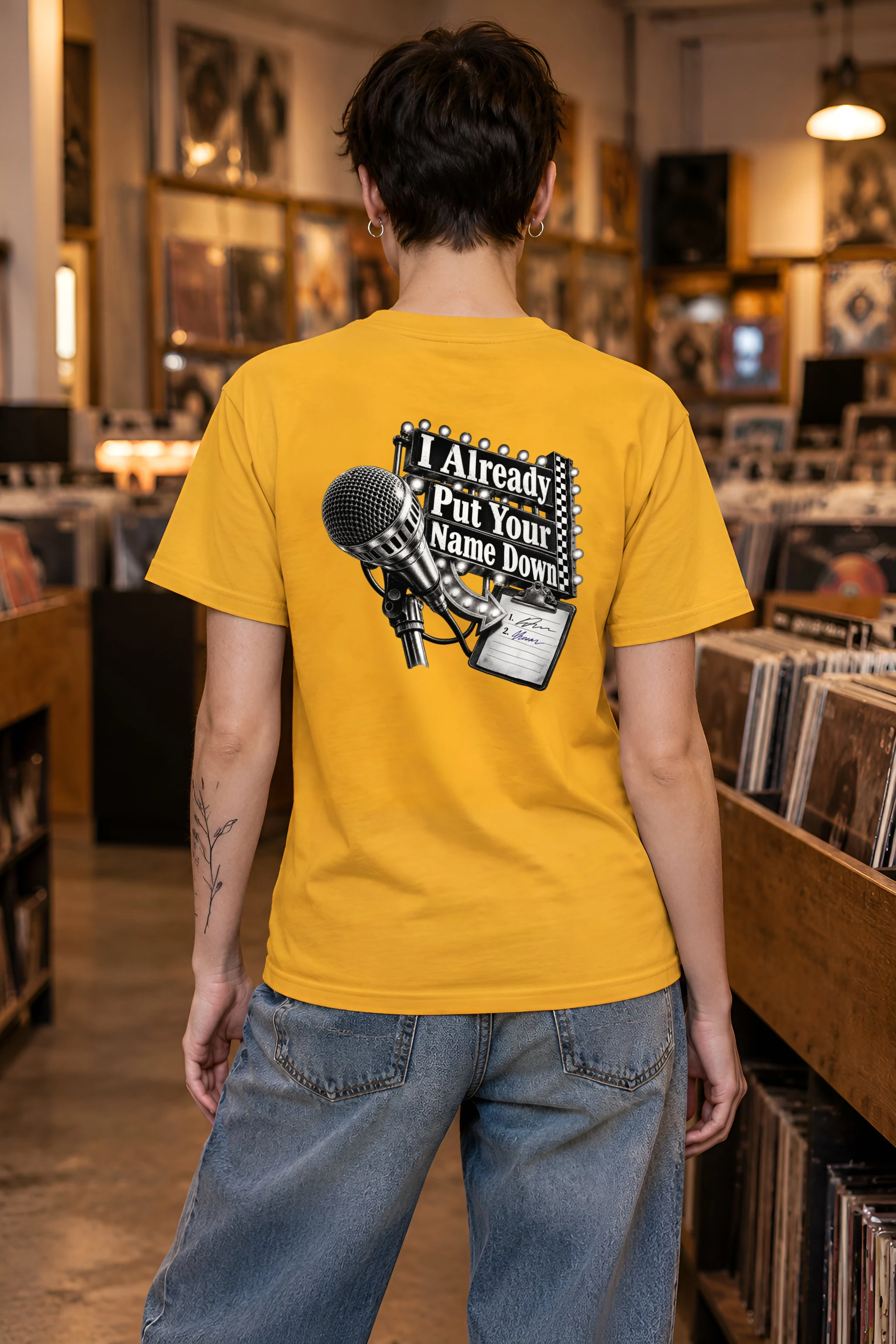 "I Already Put Your Name Down" Heavyweight Unisex Crewneck T-shirt