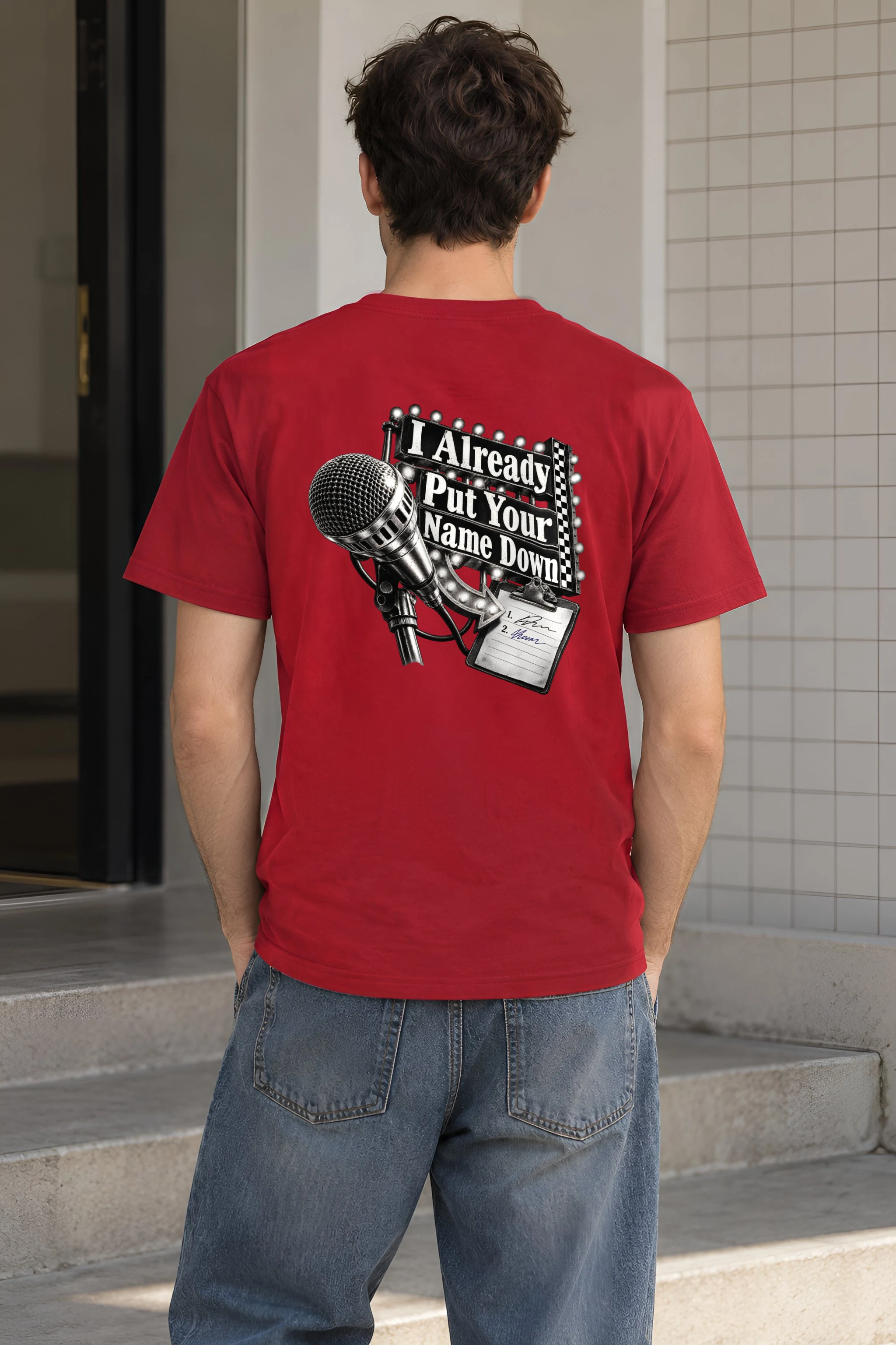 "I Already Put Your Name Down" Heavyweight Unisex Crewneck T-shirt