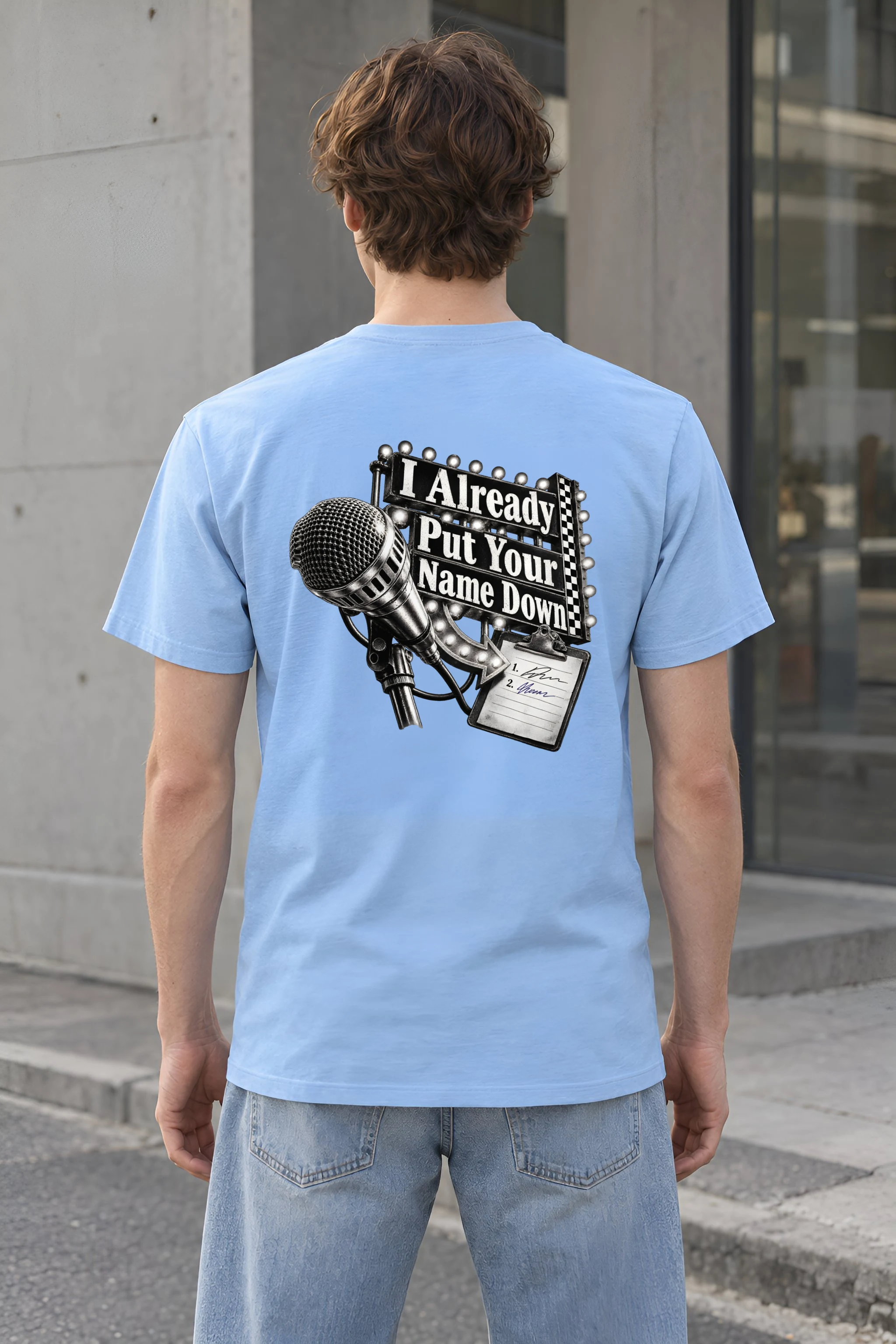 "I Already Put Your Name Down" Heavyweight Unisex Crewneck T-shirt