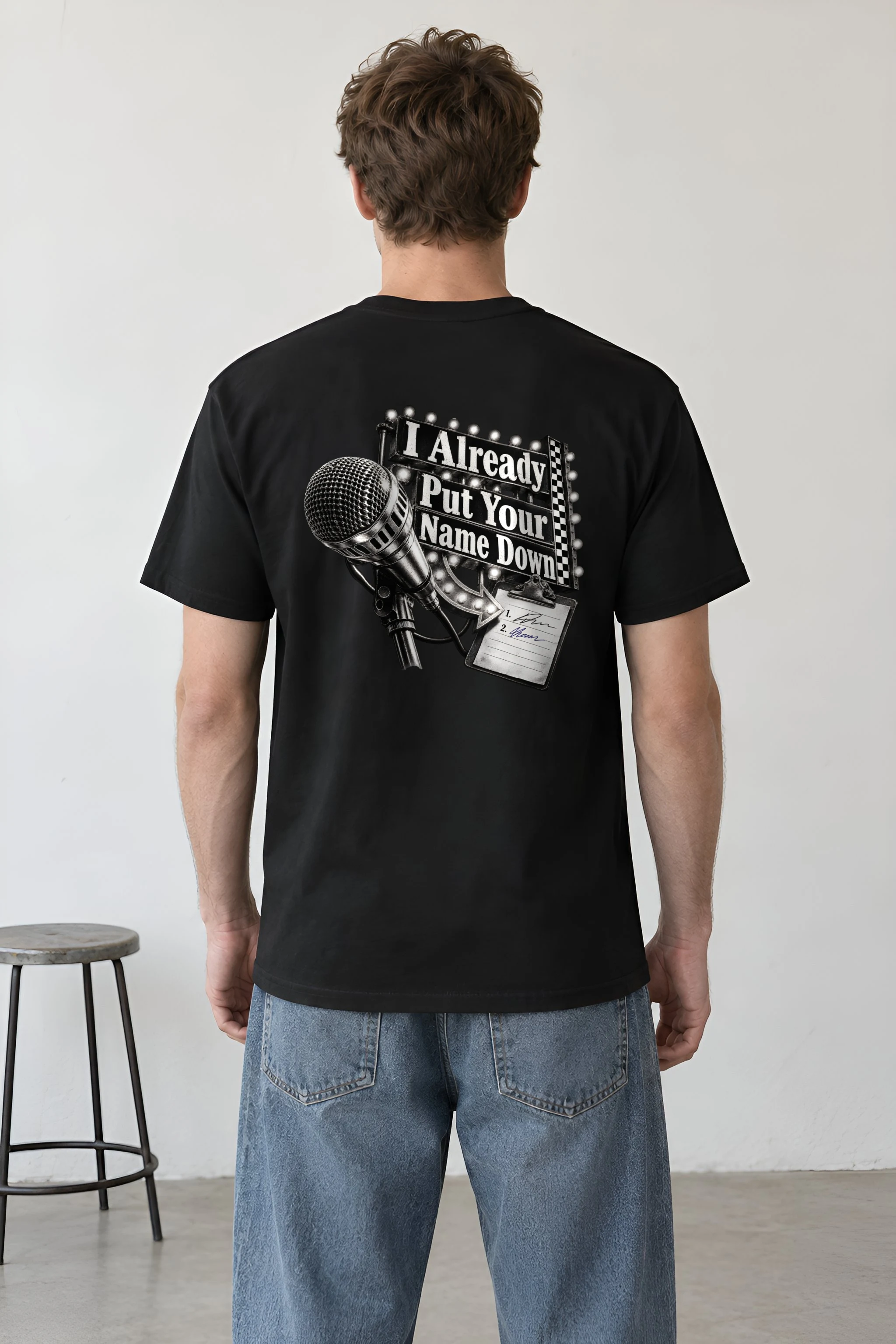 "I Already Put Your Name Down" Heavyweight Unisex Crewneck T-shirt