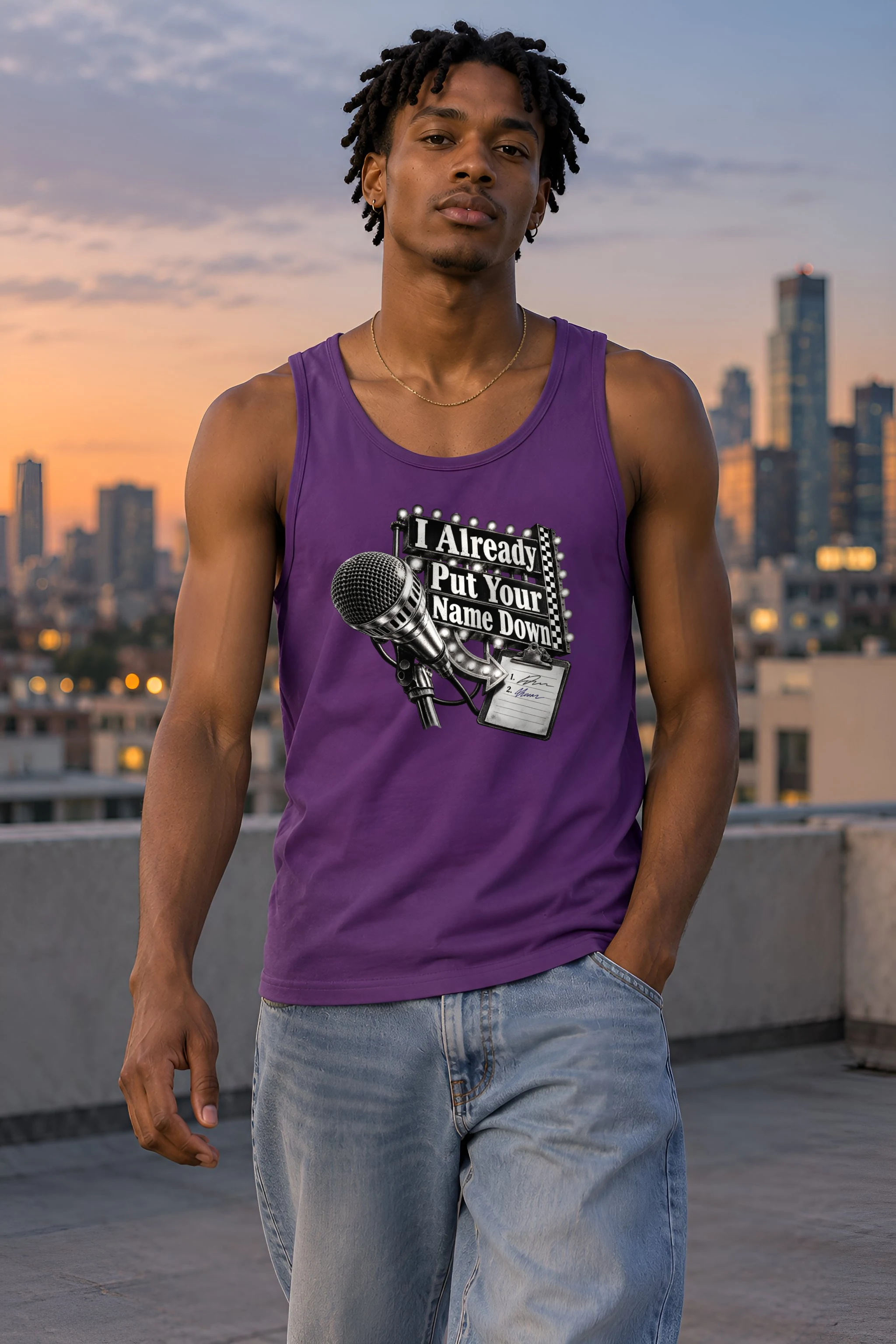 "I Already Put Your Name Down" Unisex Jersey Tank