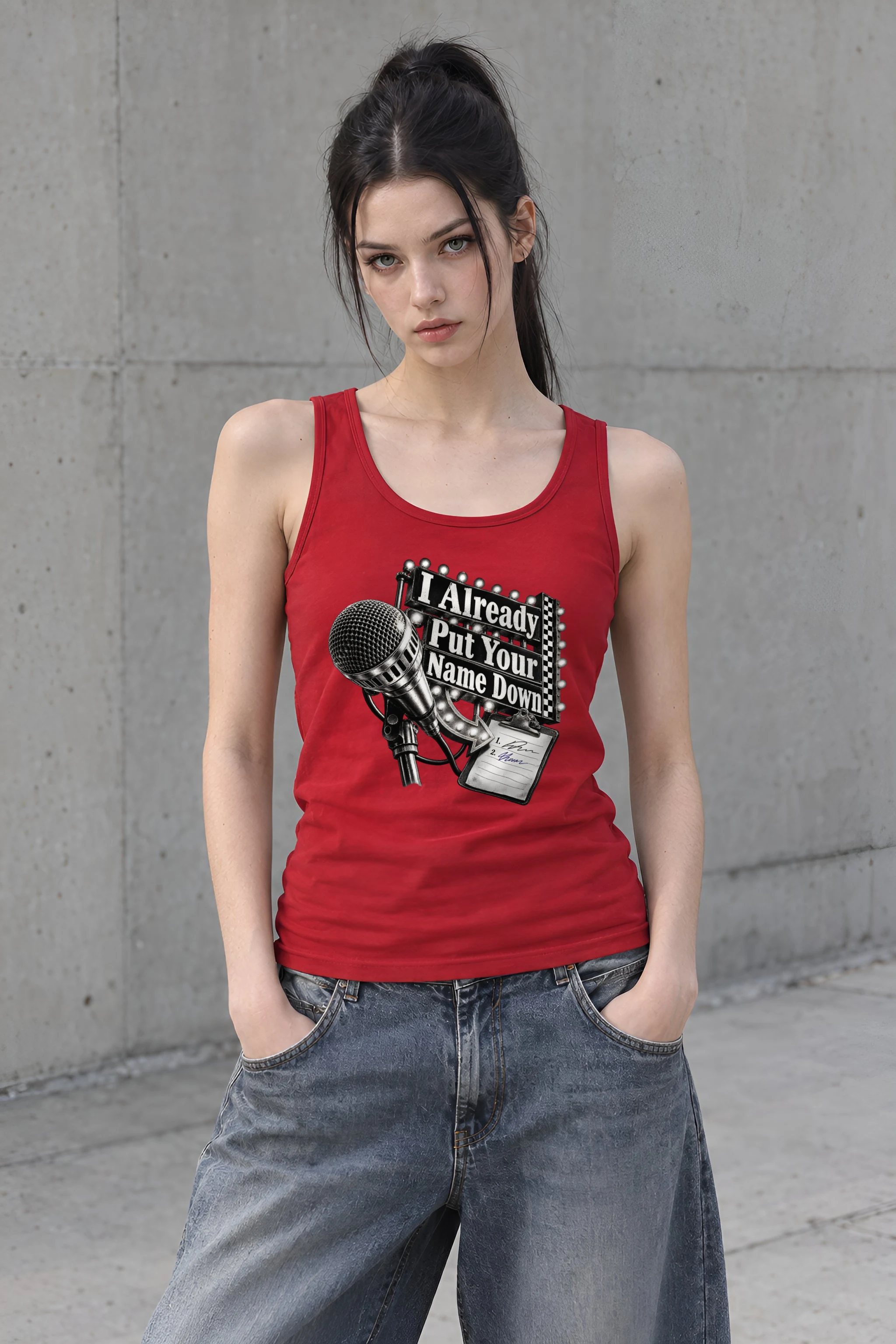 "I Already Put Your Name Down" Unisex Jersey Tank