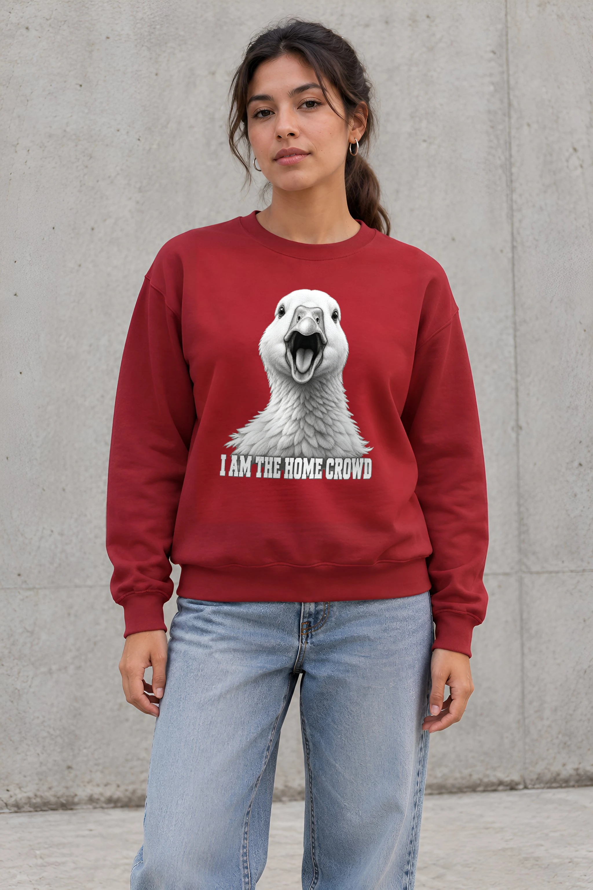 "I Am the Home Crowd" Heavy Blend Unisex Crewneck Sweatshirt