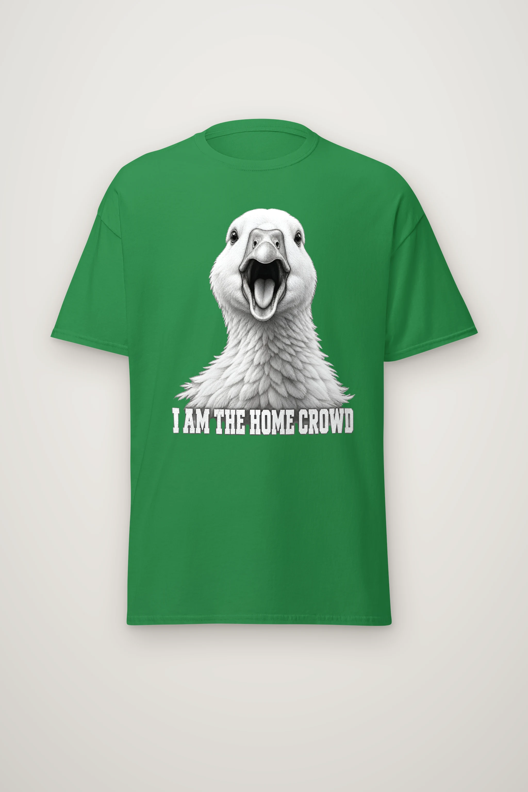 "I Am the Home Crowd" Heavyweight Unisex Crewneck T-shirt