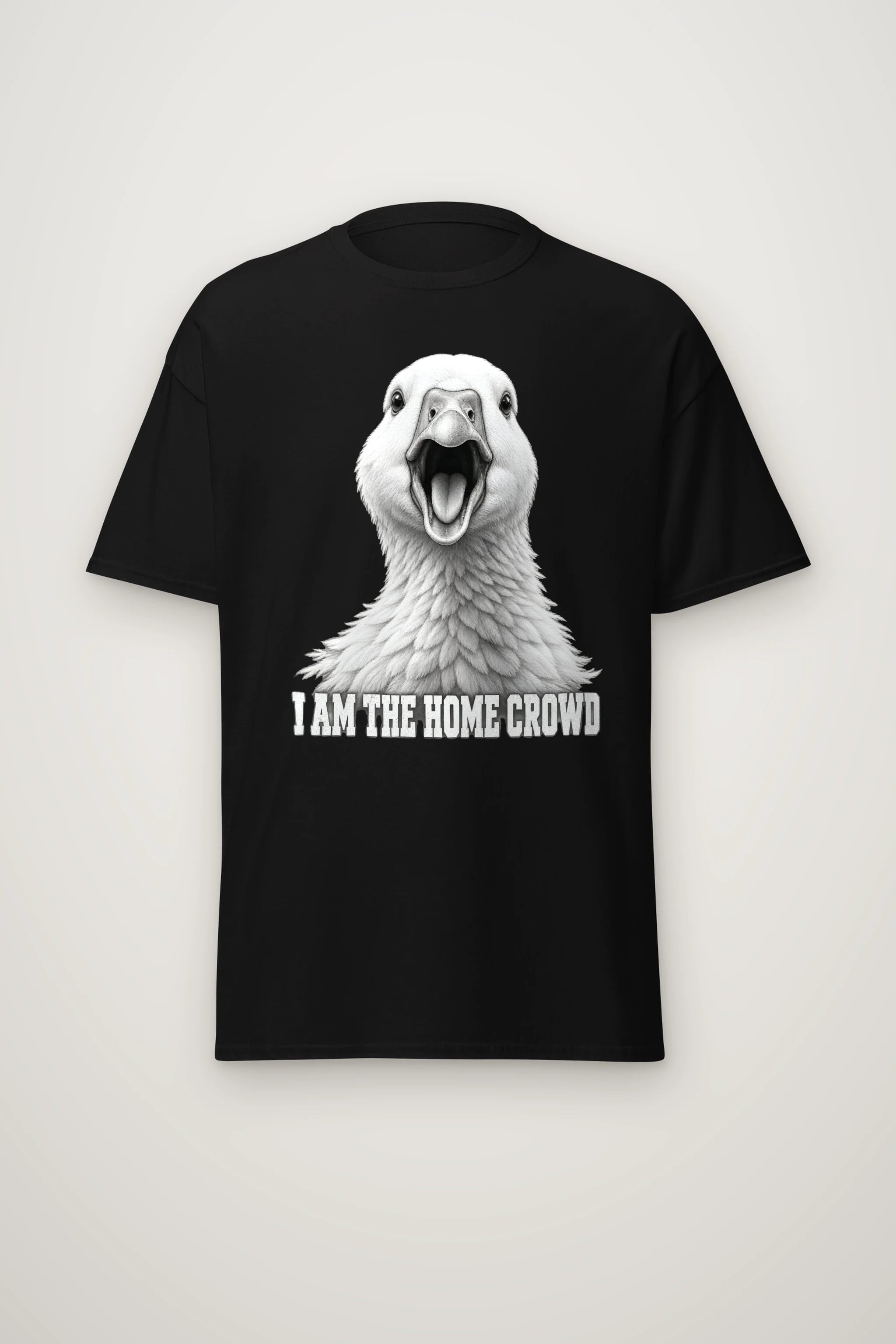 "I Am the Home Crowd" Heavyweight Unisex Crewneck T-shirt