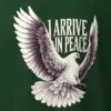 "I Arrive in Peace" Heavyweight Unisex Crewneck T-shirt