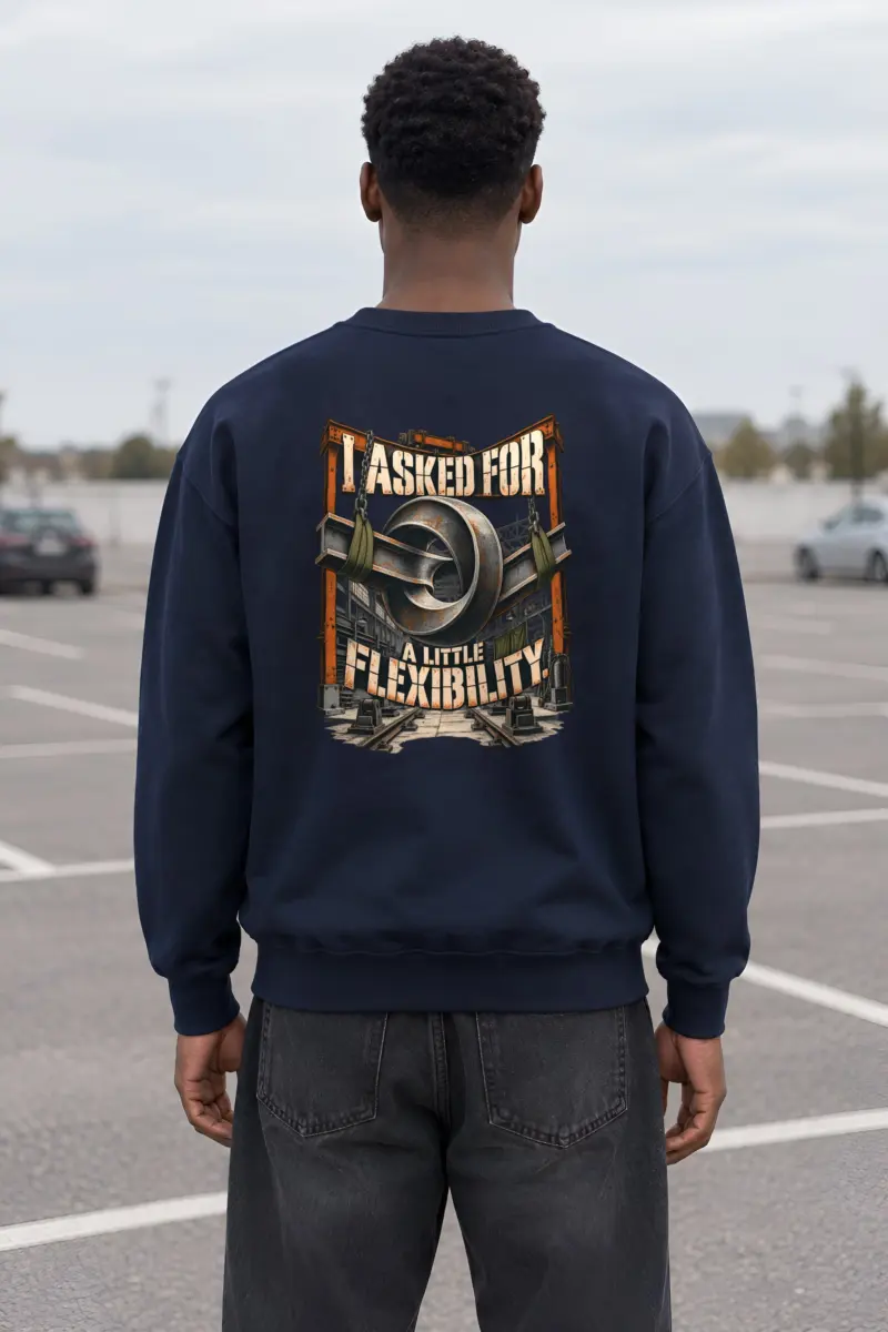 "I Asked For A Little Flexibility" Heavy Blend Unisex Crewneck Sweatshirt