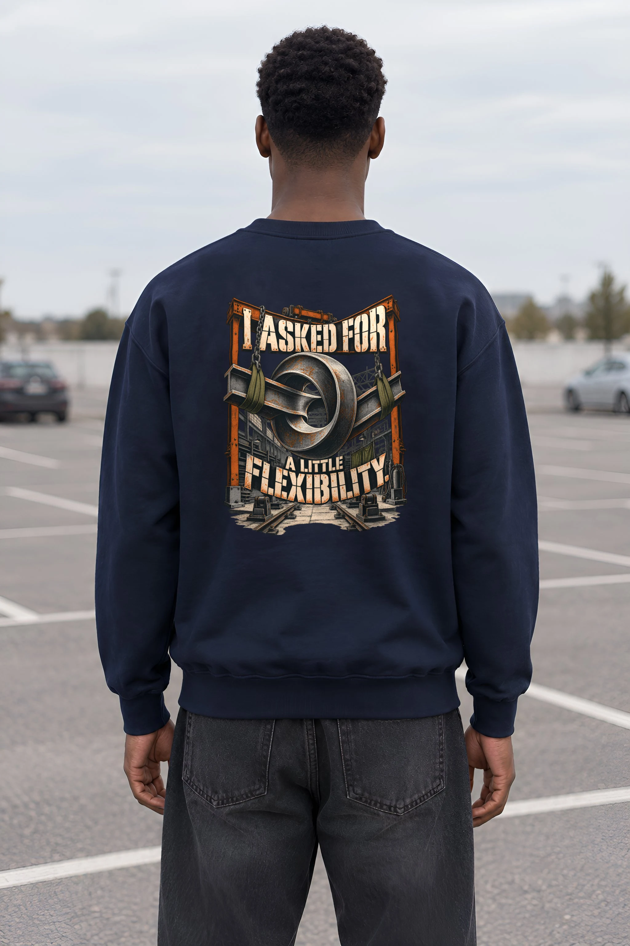 "I Asked For A Little Flexibility" Heavy Blend Unisex Crewneck Sweatshirt