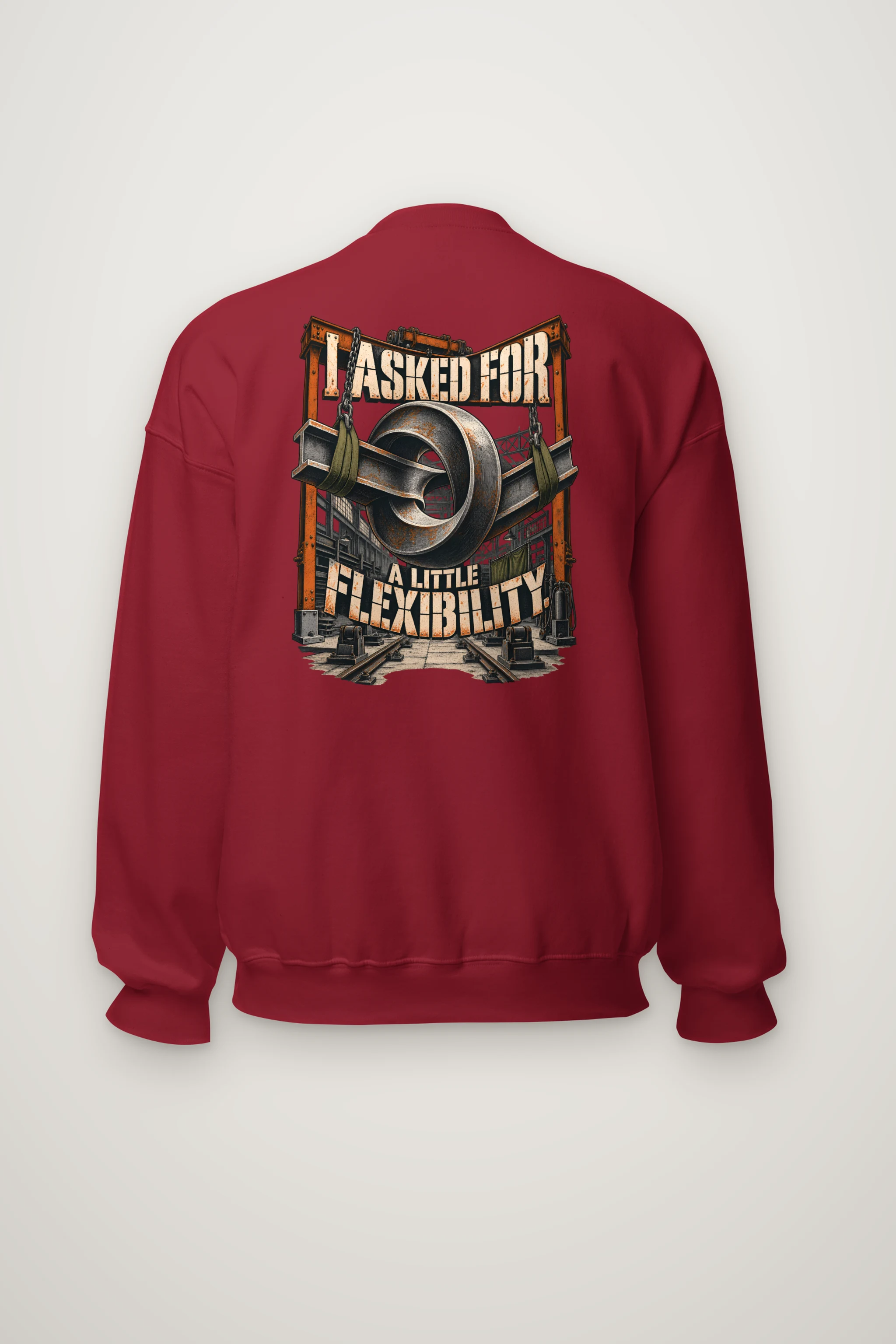 "I Asked For A Little Flexibility" Heavy Blend Unisex Crewneck Sweatshirt