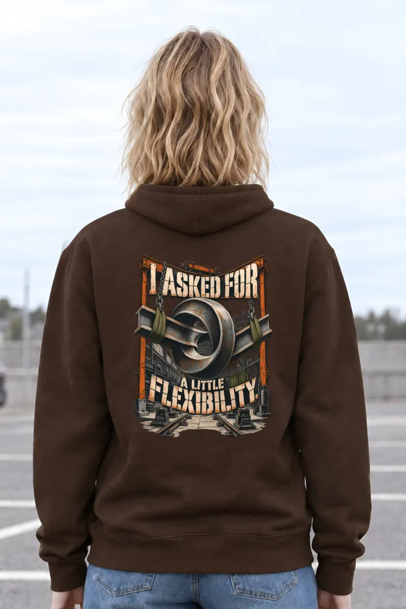 "I Asked For A Little Flexibility" Heavy Blend Unisex Pullover Hoodie