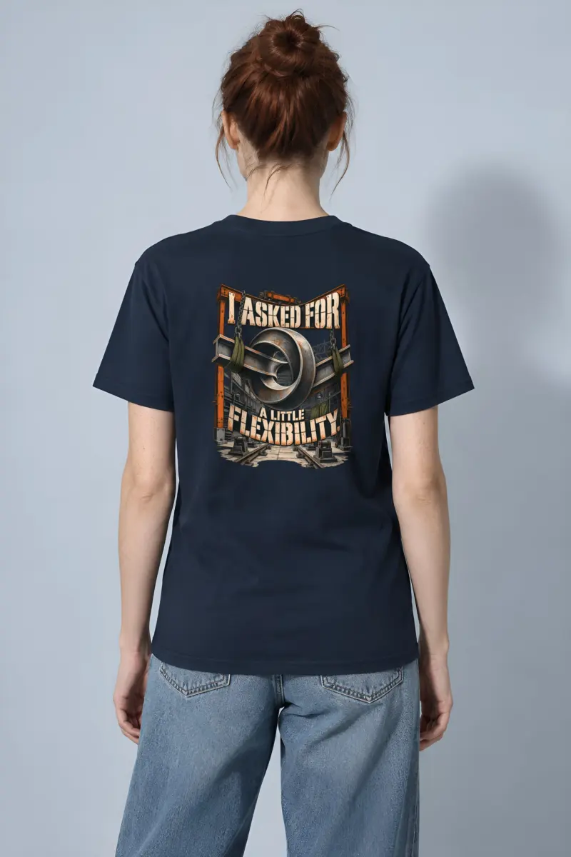 "I Asked for a Little Flexibility" Heavyweight Unisex Crewneck T-shirt