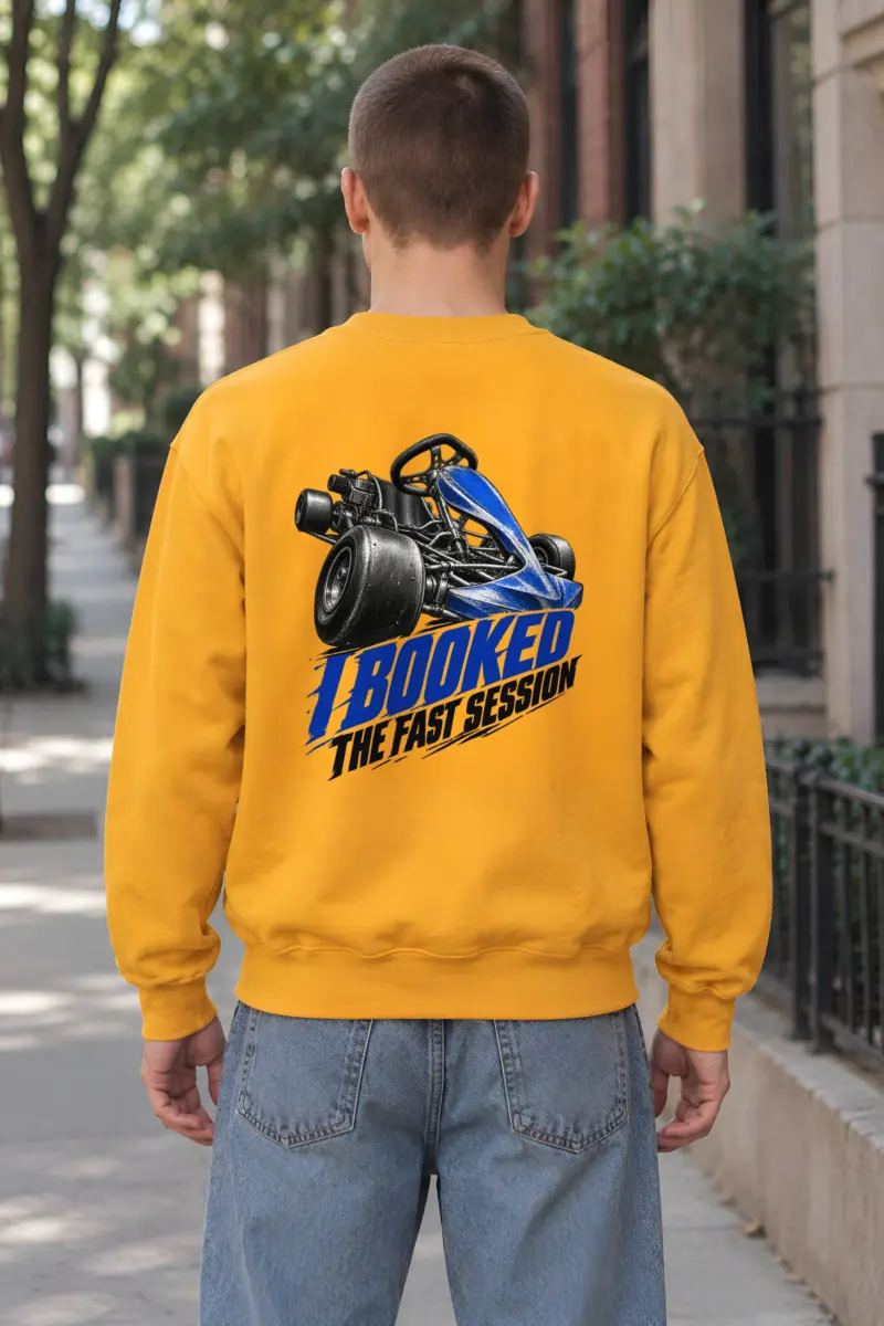 “I Booked the Fast Session” Heavy Blend Unisex Crewneck Sweatshirt