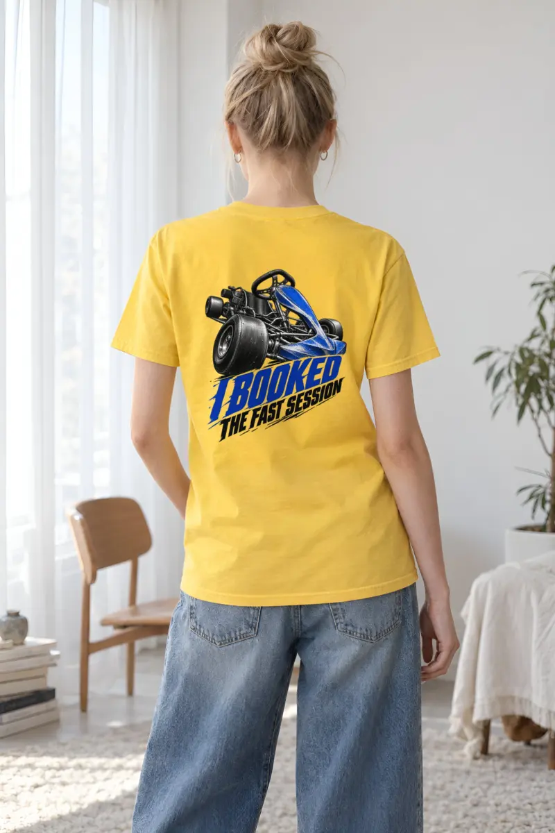 “I Booked The Fast Session” Heavyweight Unisex Crewneck T-shirt