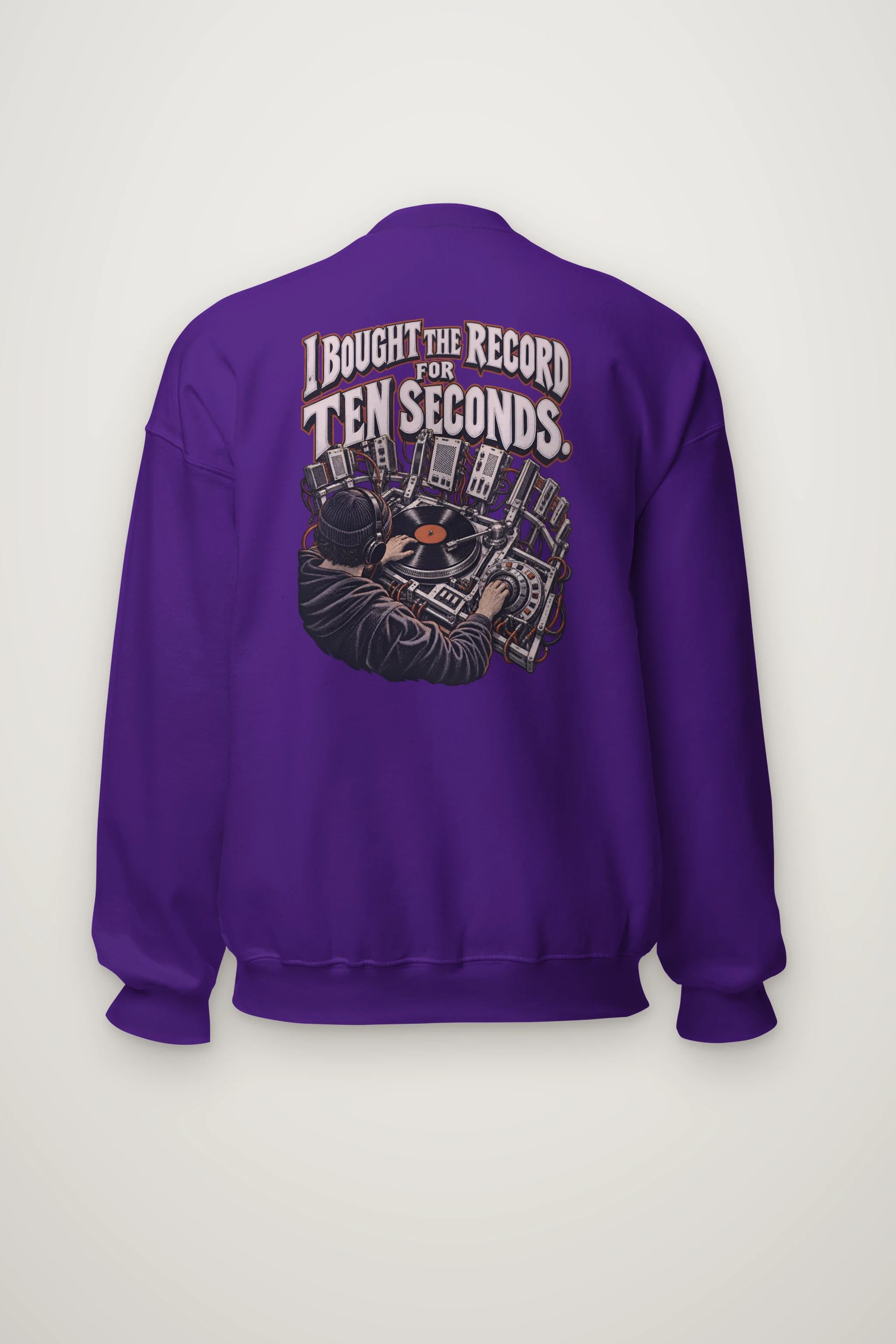 "I Bought The Record For Ten Seconds" Heavy Blend Unisex Crewneck Sweatshirt